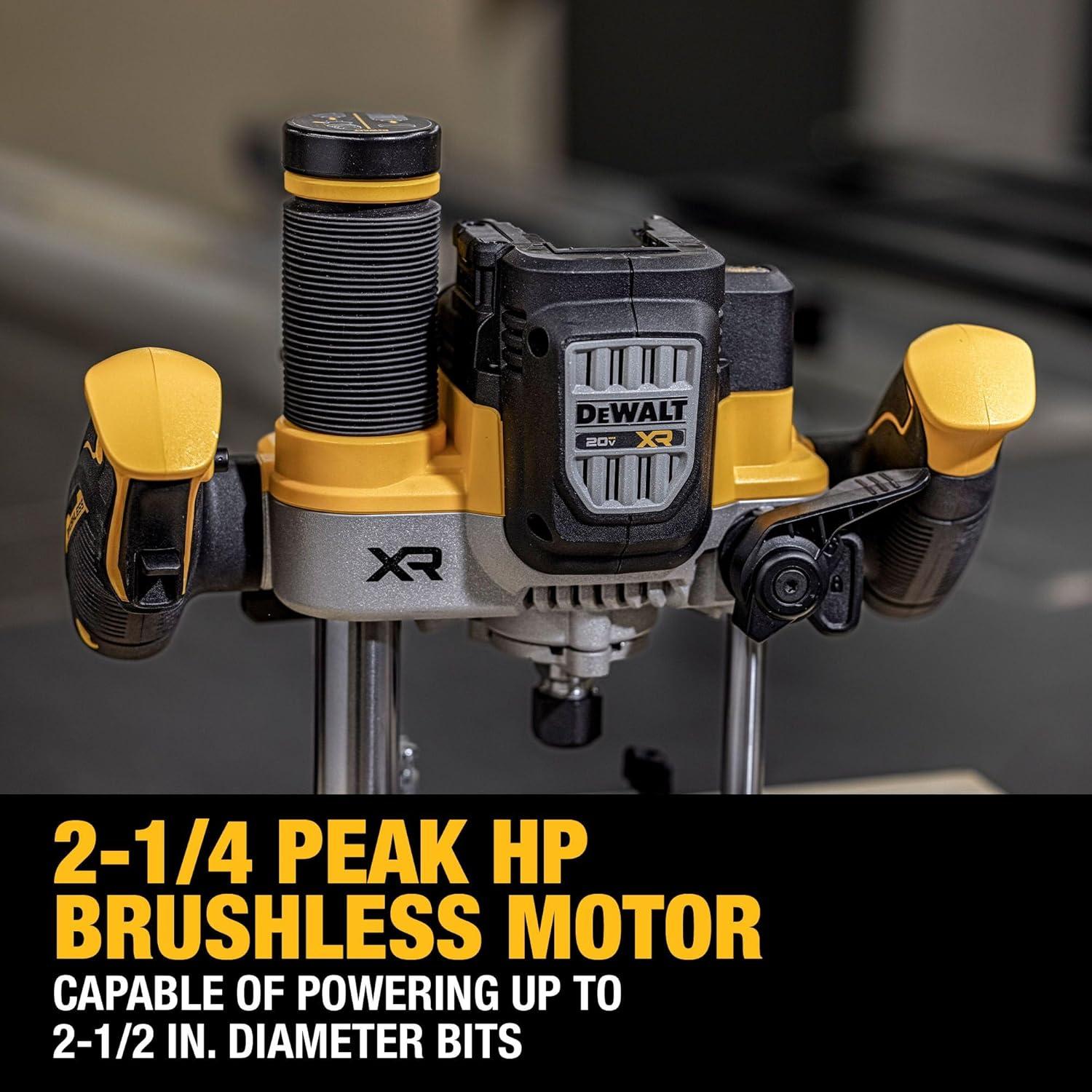 Router de inmersión DEWALT 20V MAX XR 2.25 HP DCW620B