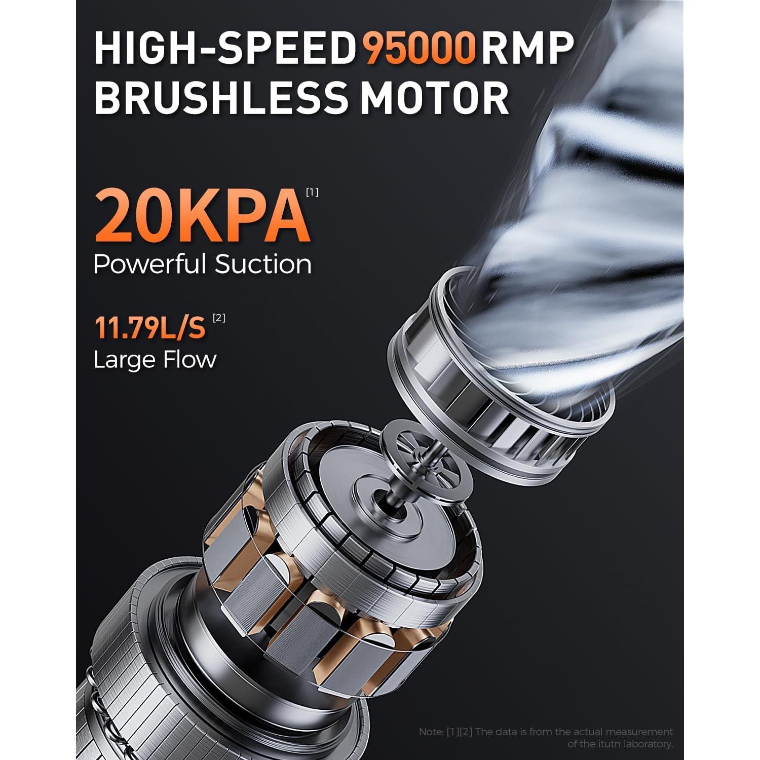 Aspiradora de Coche Aokway M8 20000PA Portátil 4 en 1