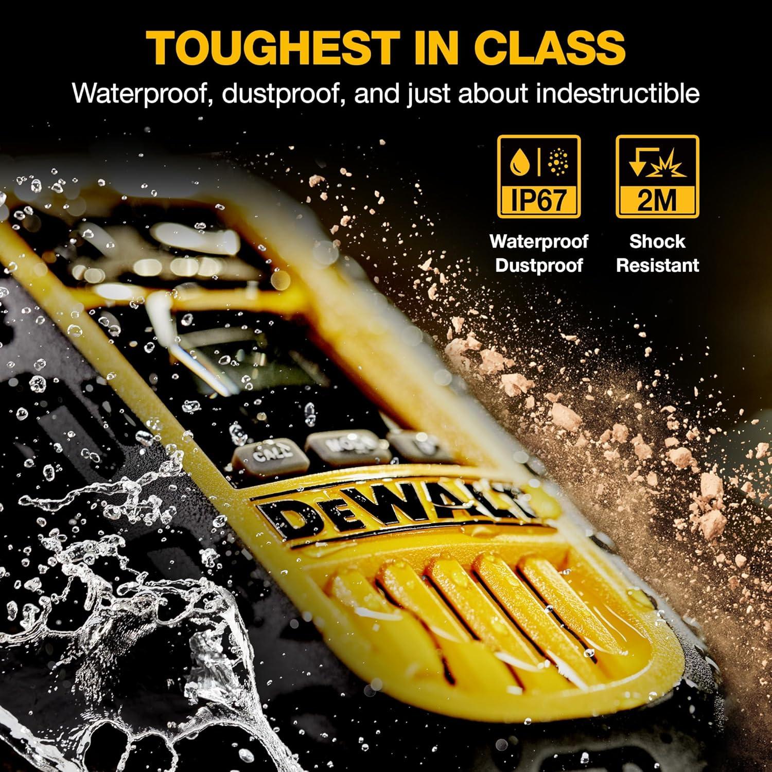 Walkie Talkies DEWALT DXFRS800 2W Resistente IP67 Paquete 6
