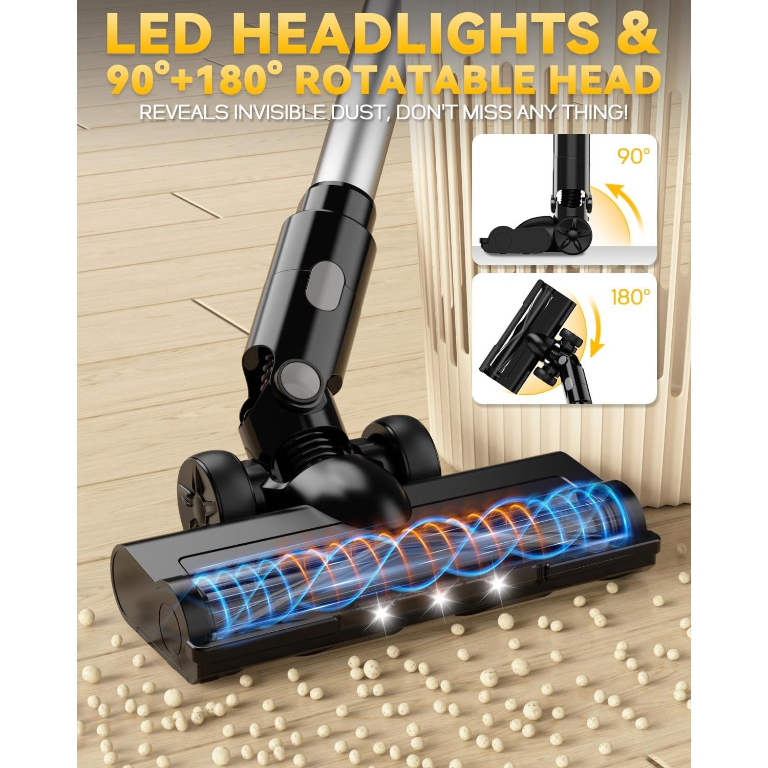 Aspiradora Inalámbrica VAXCANZE 350W 6 en 1 HEPA 35KPA