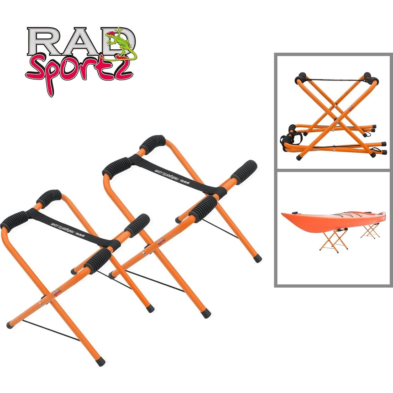 Soporte Plegable para Kayak RAD Sportz - 2 Soportes Amarillo