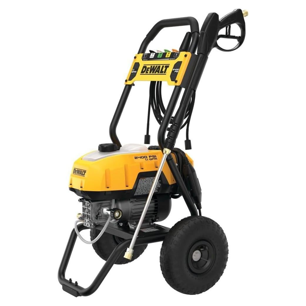 DEWALT Electric Pressure Washer, Cold Water, 2400-PSI, 1.1-GPM, Corded (DWPW2400)
