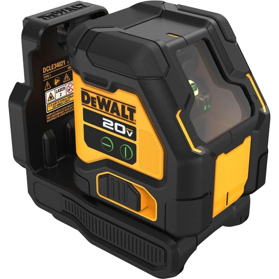 Nivel Láser DEWALT 20V MAX Cruzado Verde 55m DCLE34021B