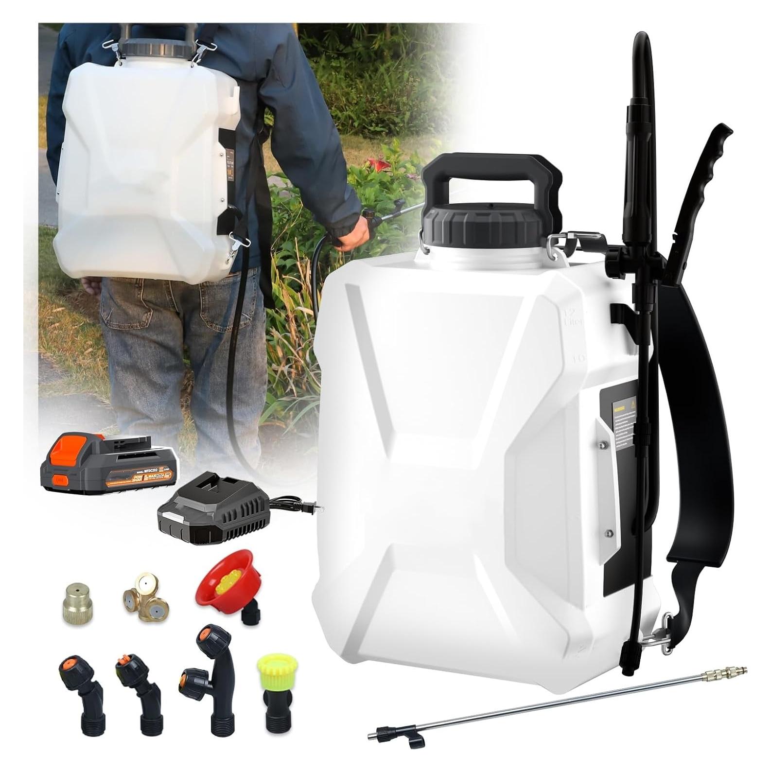 Pulverizador de Jardín Mayoki 12L Batería 20V 55 PSI