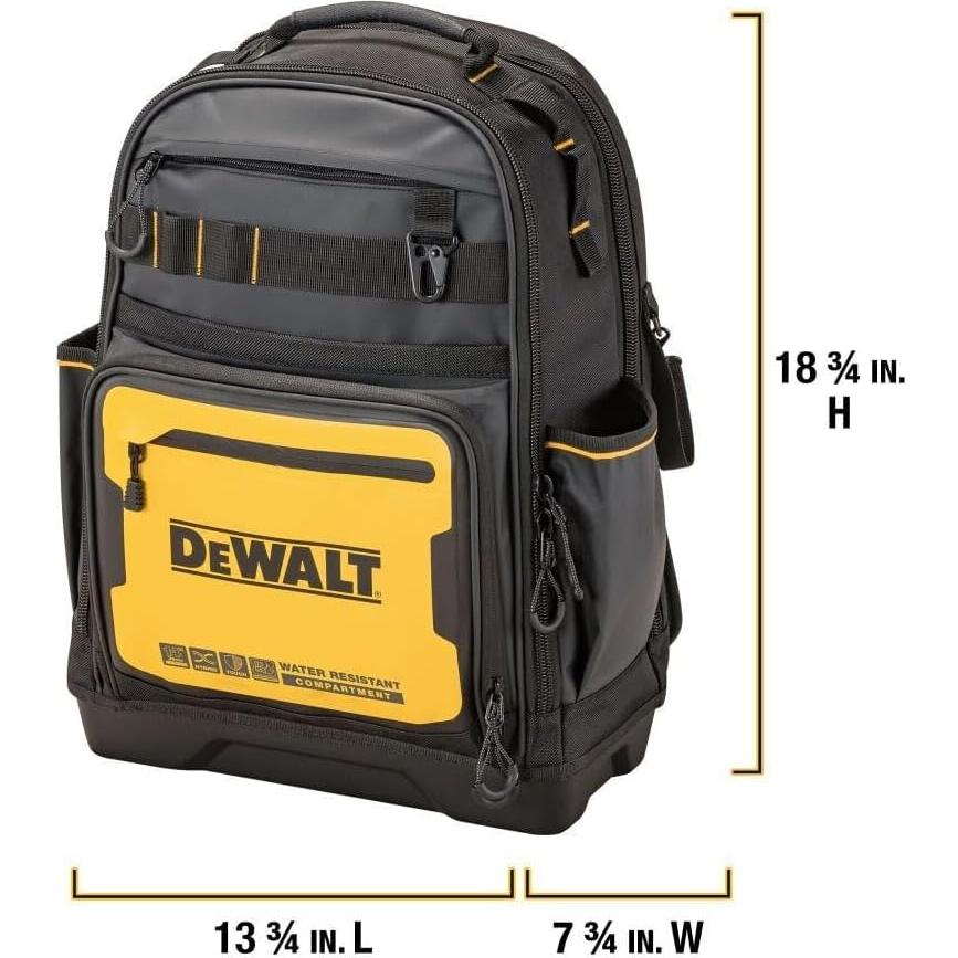 Mochila DEWALT DWST560102 para herramientas, resistente al agua