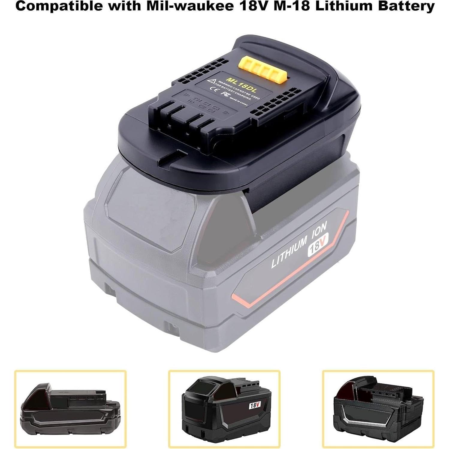 Adaptador de Batería Kotoate ML18DL para Dewalt 20V