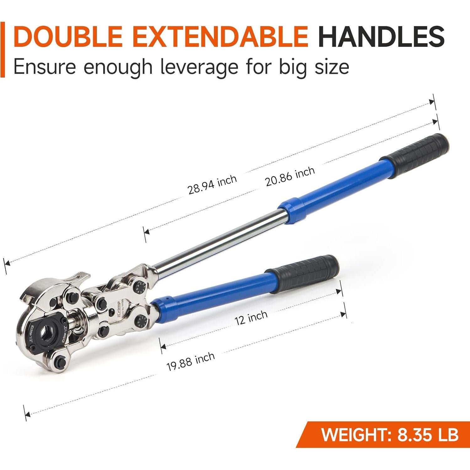 Herramienta de Crimpado iCrimp IWISS-1632AF 3.8 kg 53 cm