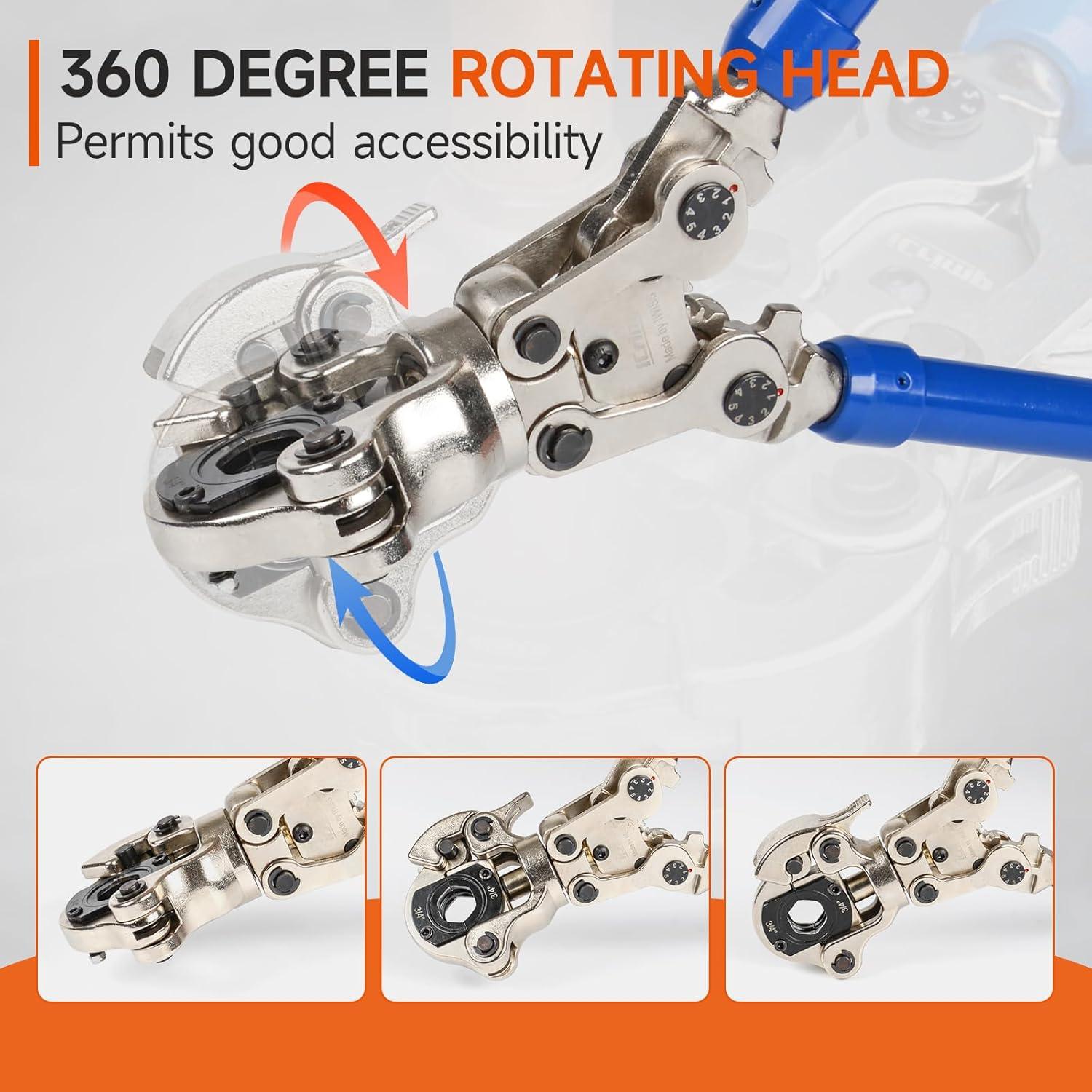 Herramienta de Crimpado iCrimp IWISS-1632AF 3.8 kg 53 cm