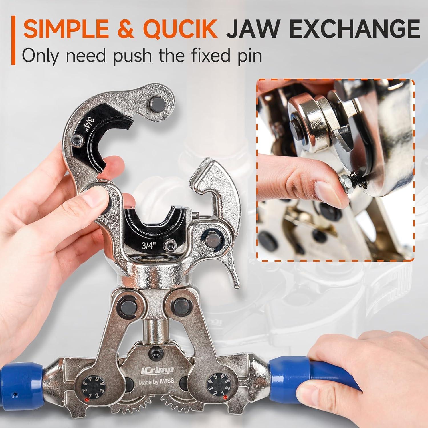 Herramienta de Crimpado iCrimp IWISS-1632AF 3.8 kg 53 cm