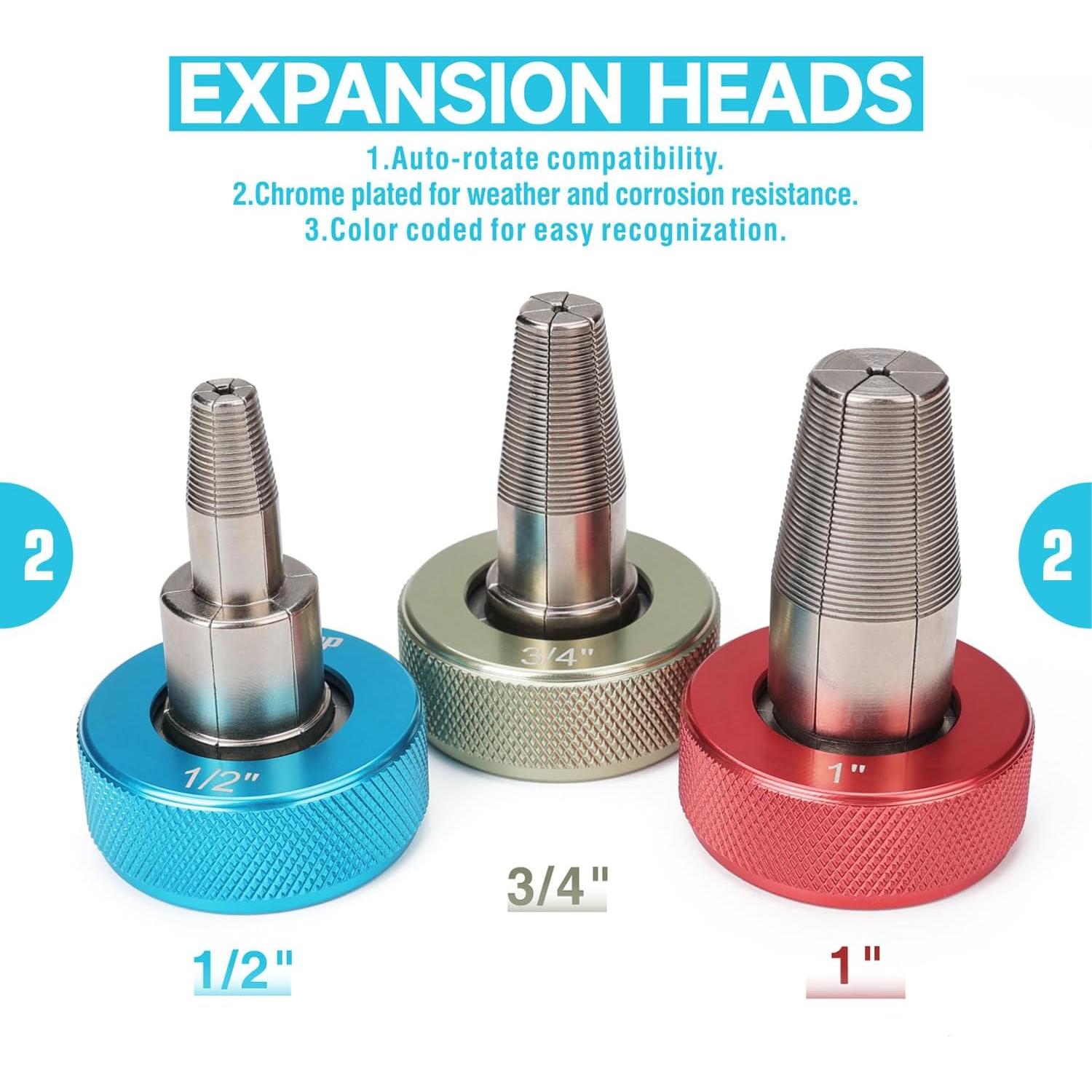 Kit de Herramientas PEX iCrimp 6 Piezas con Cortador