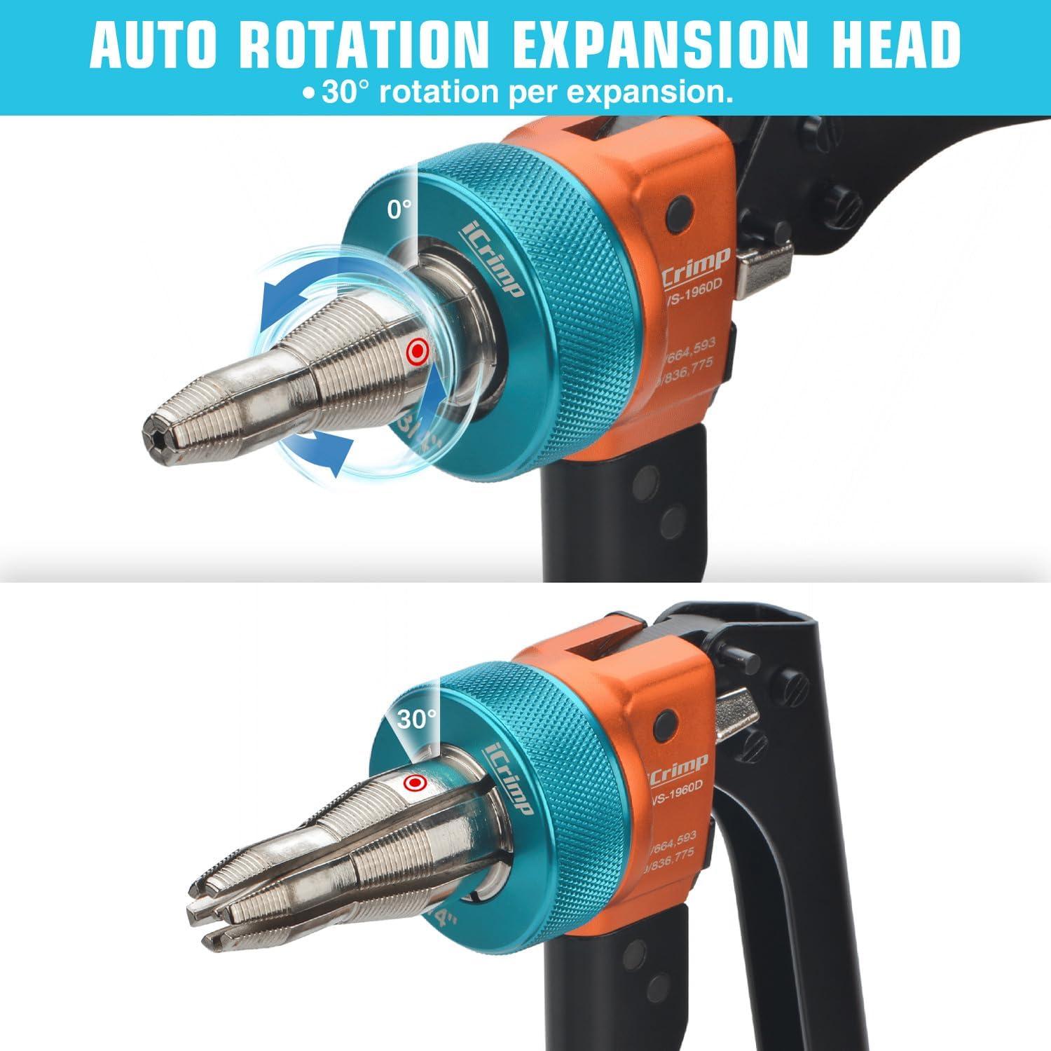 Kit de Herramientas PEX iCrimp 6 Piezas con Cortador
