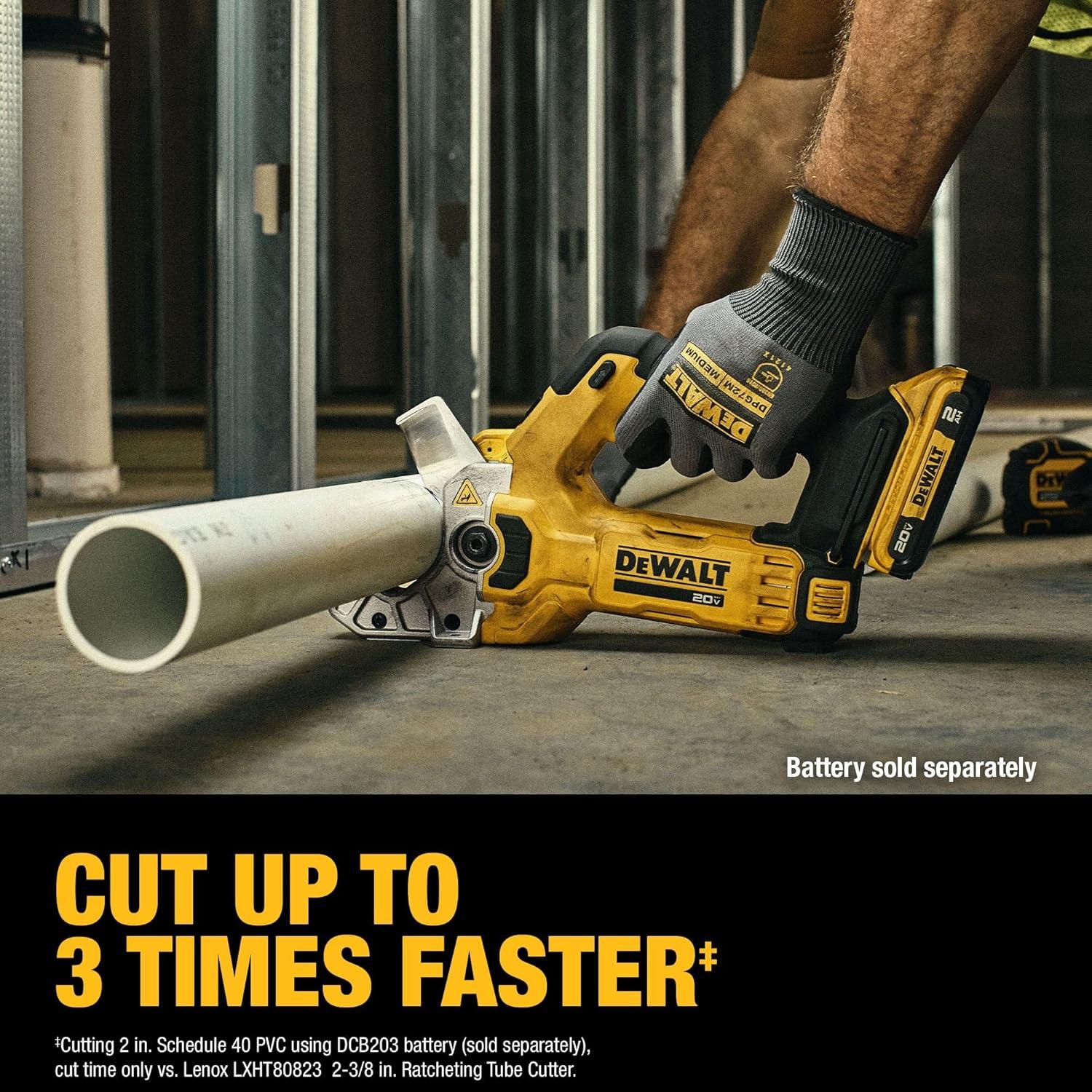 Cortador de Tubos de Plástico DEWALT 20V MAX DCE180B 2.64 kg