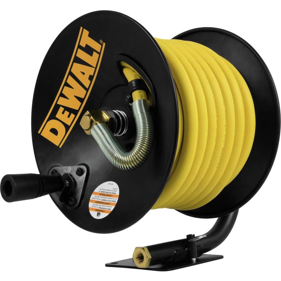 Carrete Manual de Manguera DEWALT 3/8" x 15.24 m Resistente