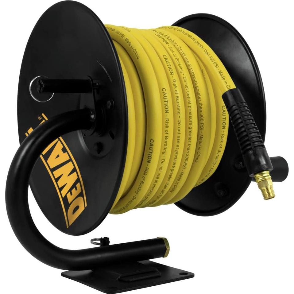 Carrete Manual de Manguera DEWALT 3/8" x 15.24 m Resistente