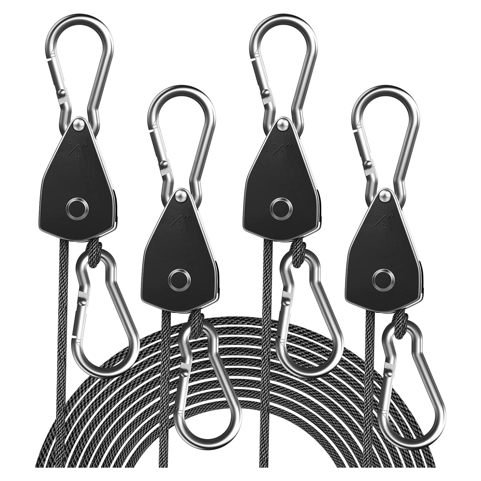 Paquete de 4 Soportes Ajustables STAYGROW para Amarre