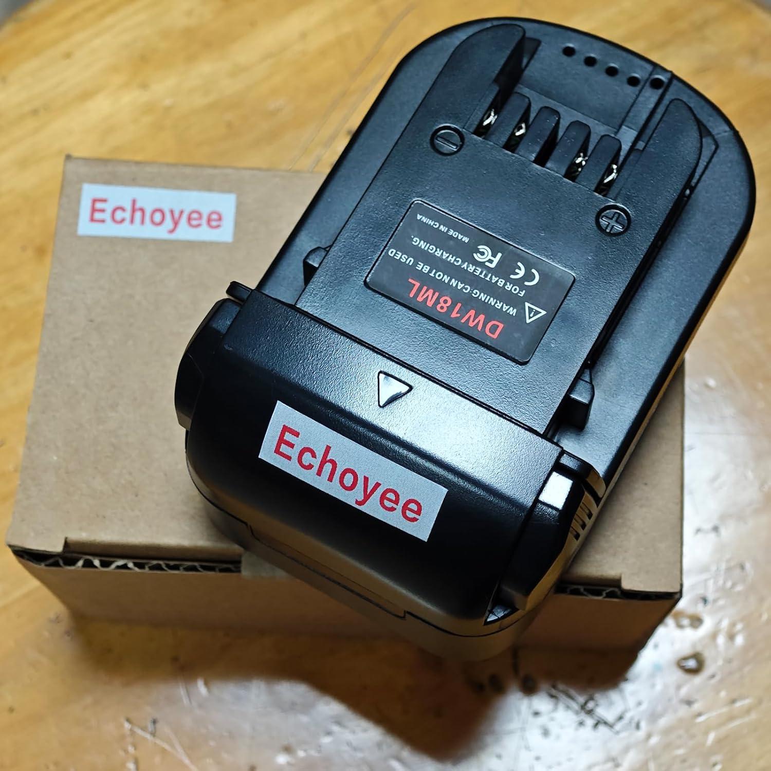 Adaptador de Batería DeWalt a Milwaukee M18 18V-20V