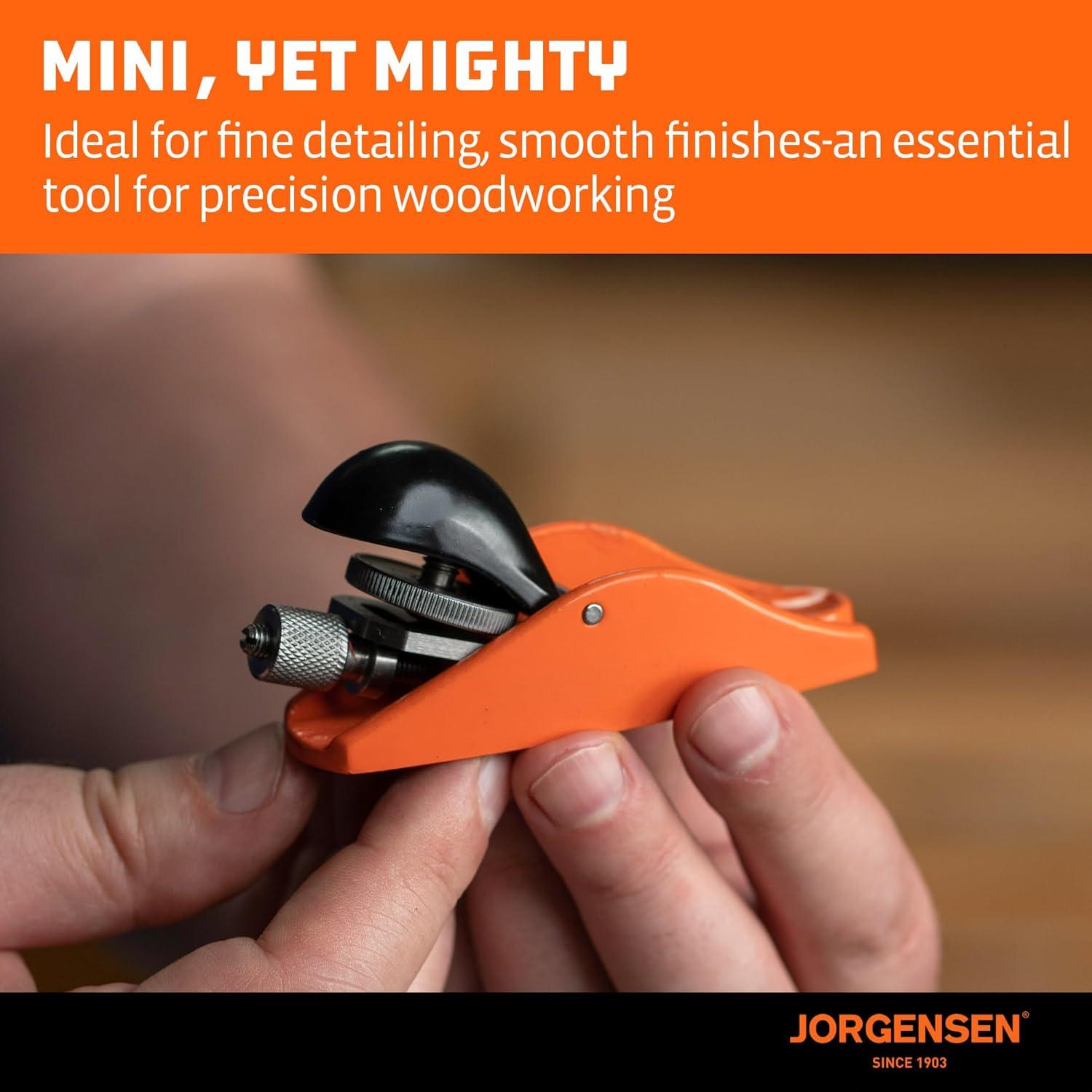 Mini Aplanador de Madera Jorgensen 8.9 cm Ajustable Manual