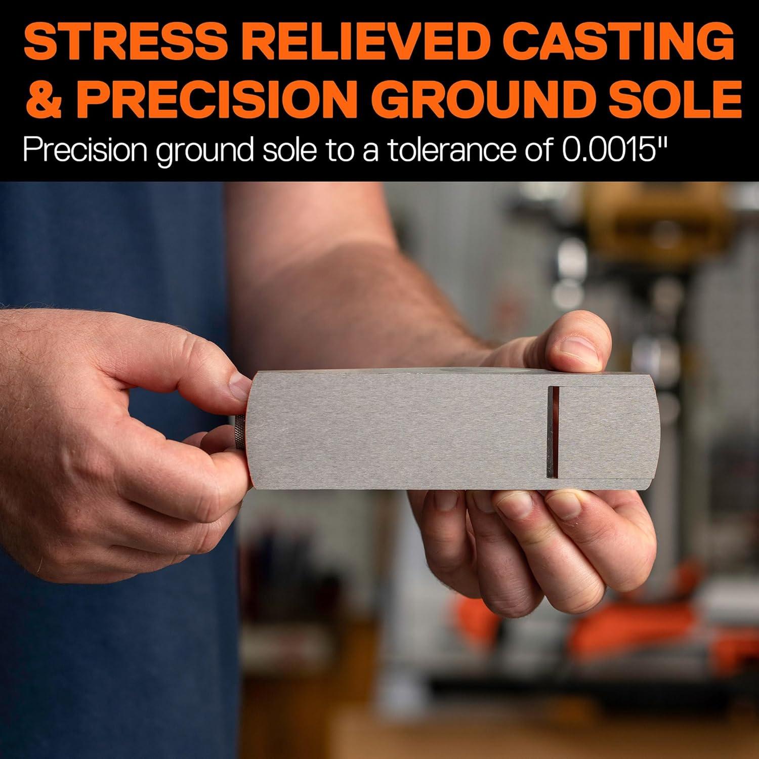 Mini Cepillo Manual Jorgensen PJ-70710 3.51 cm Ajustable