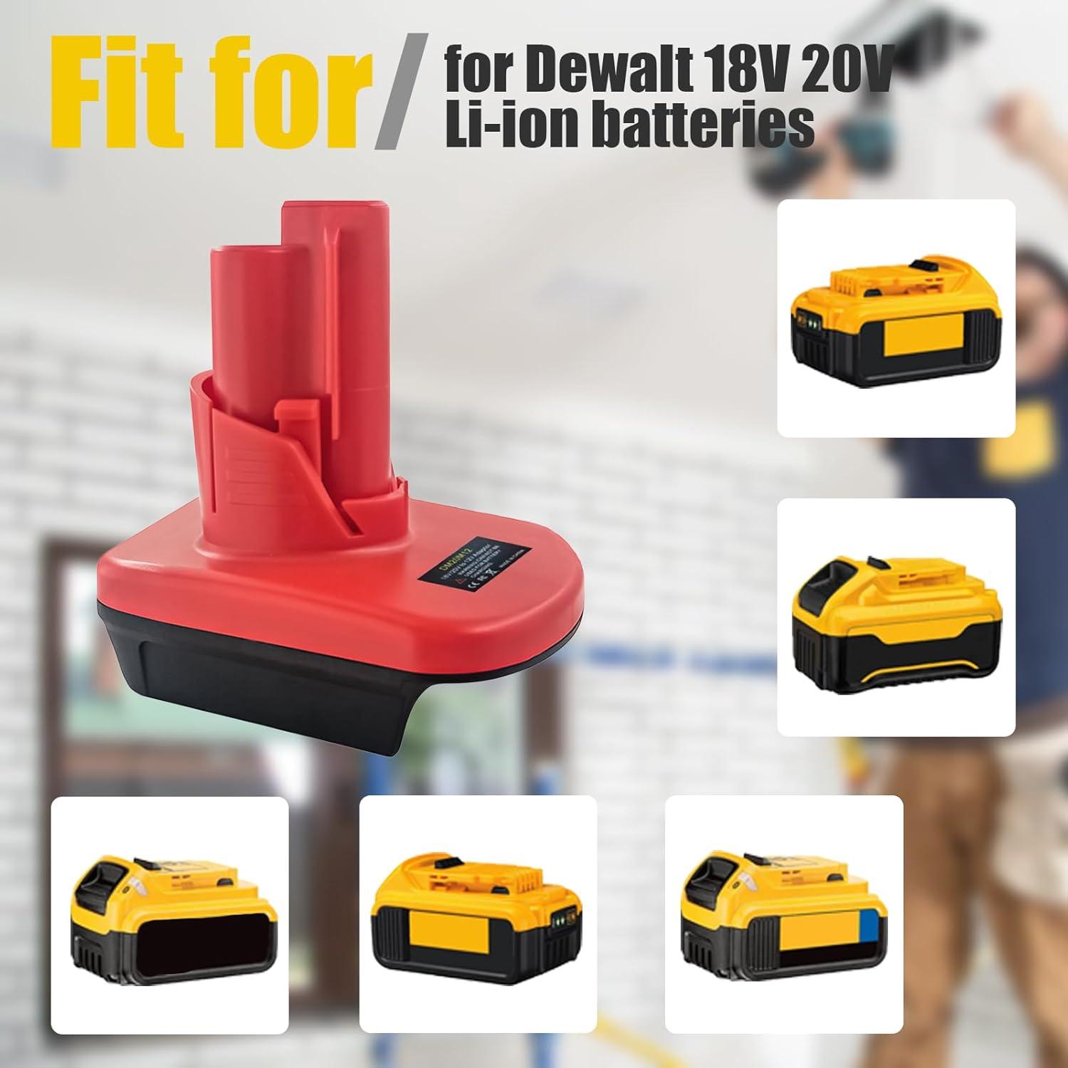 Adaptador de Batería OGJUNX DeWalt 20V a Milwaukee M12