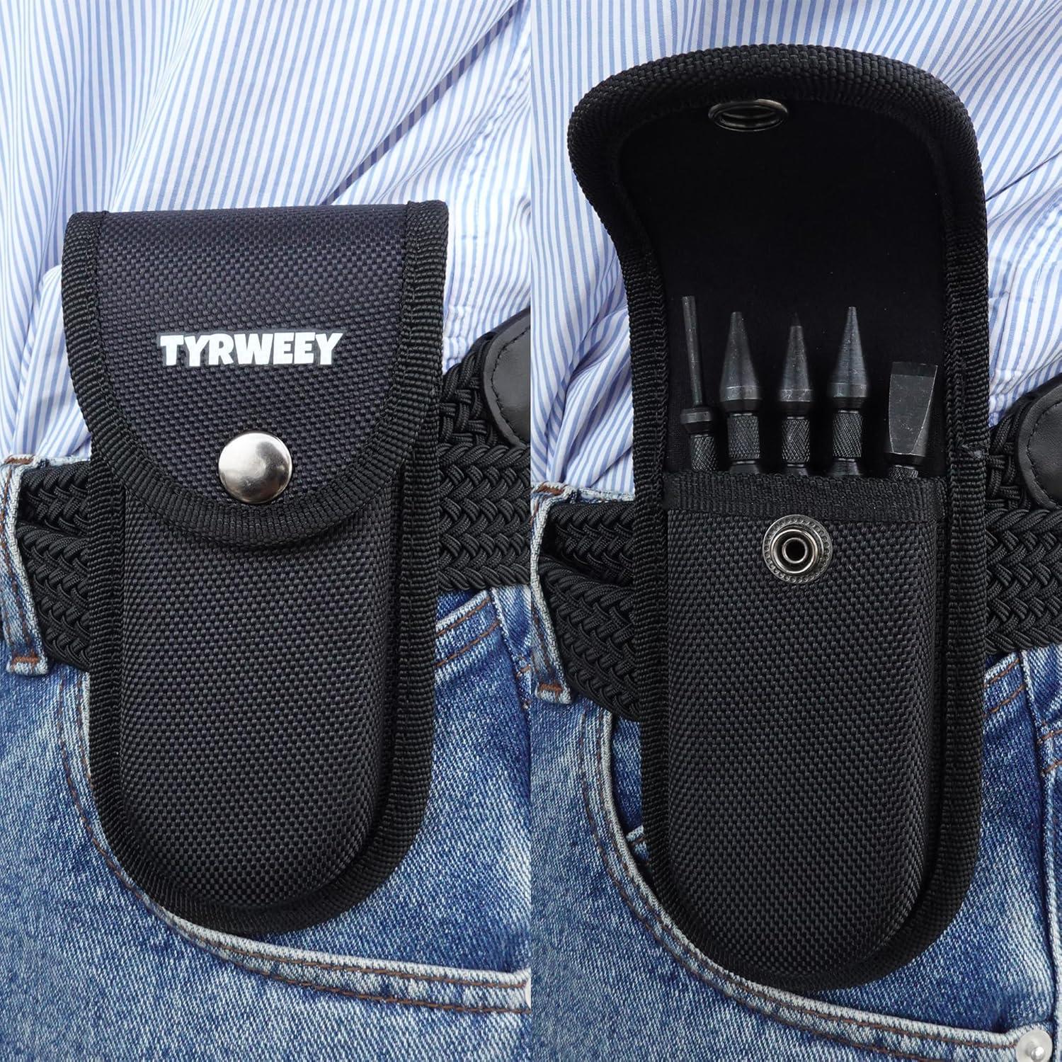 Juego de 5 Martillos y Punzones TYRWEEY para Clavos