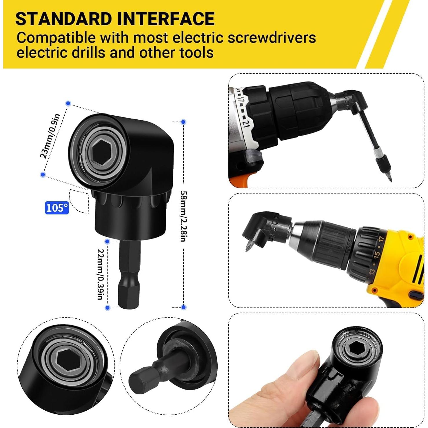 Juego de Extensión de Brocas Flexible 33 Piezas MESUADESI