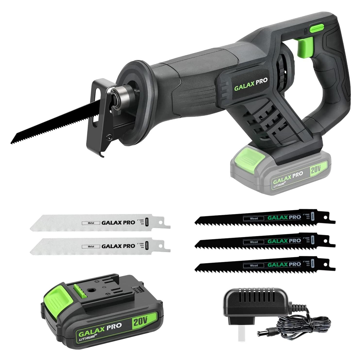 Sierra Recíproca Inalámbrica GALAX PRO 20V 3000RPM 2.31kg