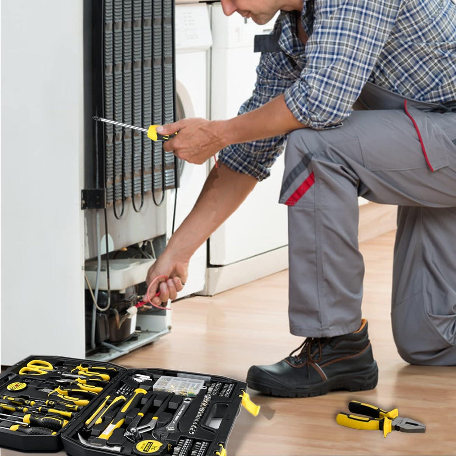 Juego de Herramientas DOWELL 185 Piezas con Caja de Almacenamiento