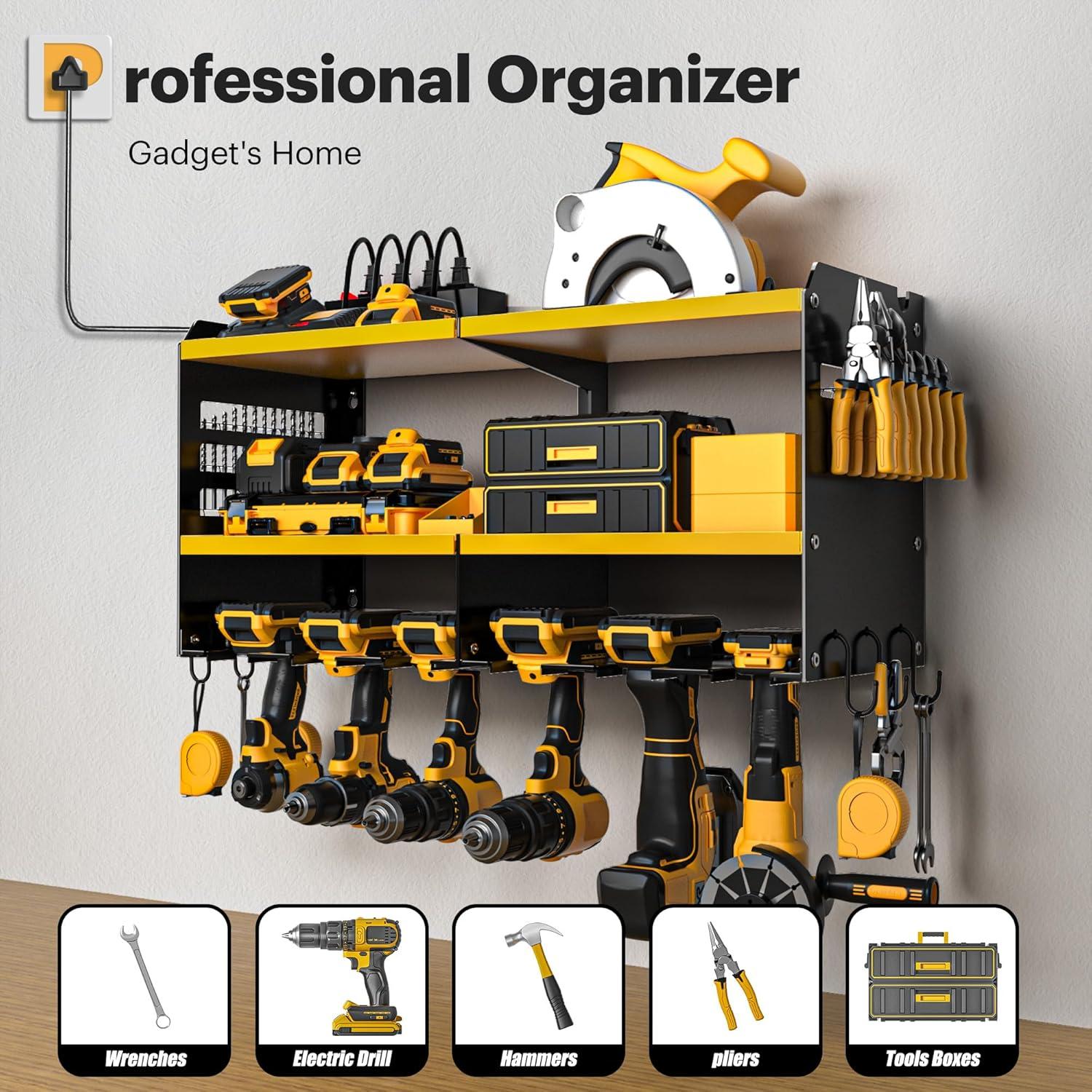 Organizador de Herramientas Spampur con Carga y 6 Soportes