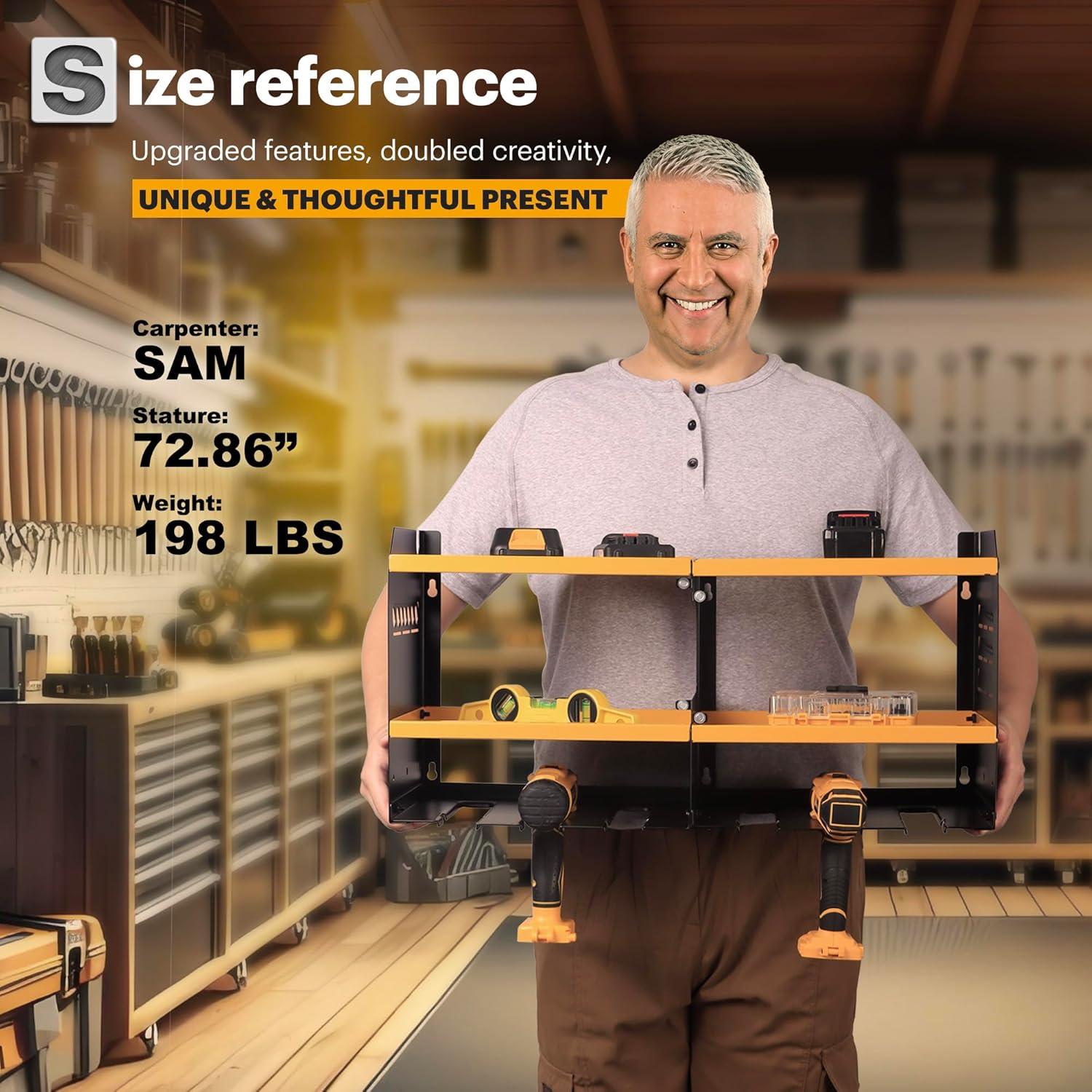 Organizador de Herramientas Spampur con Carga y 6 Soportes