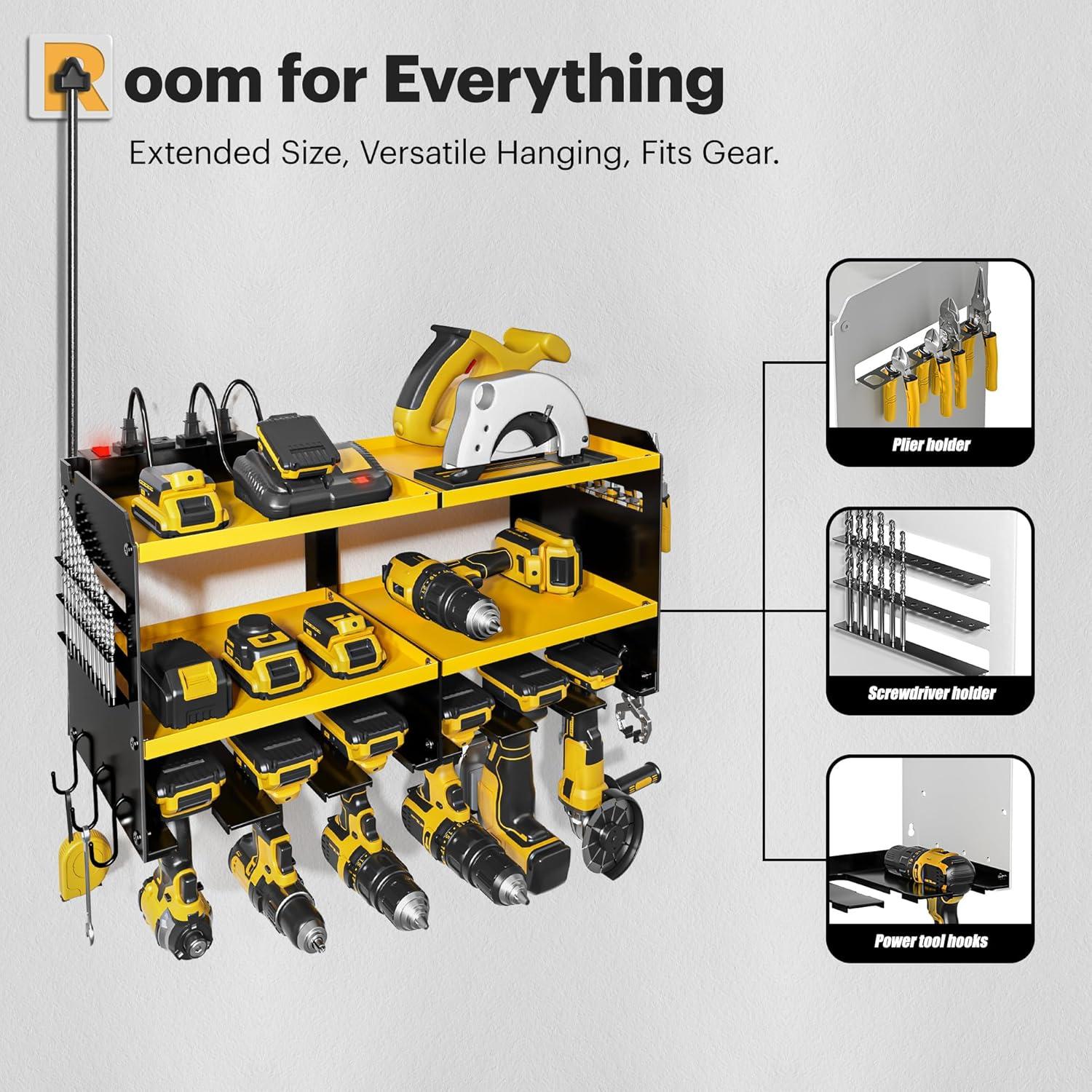 Organizador de Herramientas Spampur con Carga y 6 Soportes
