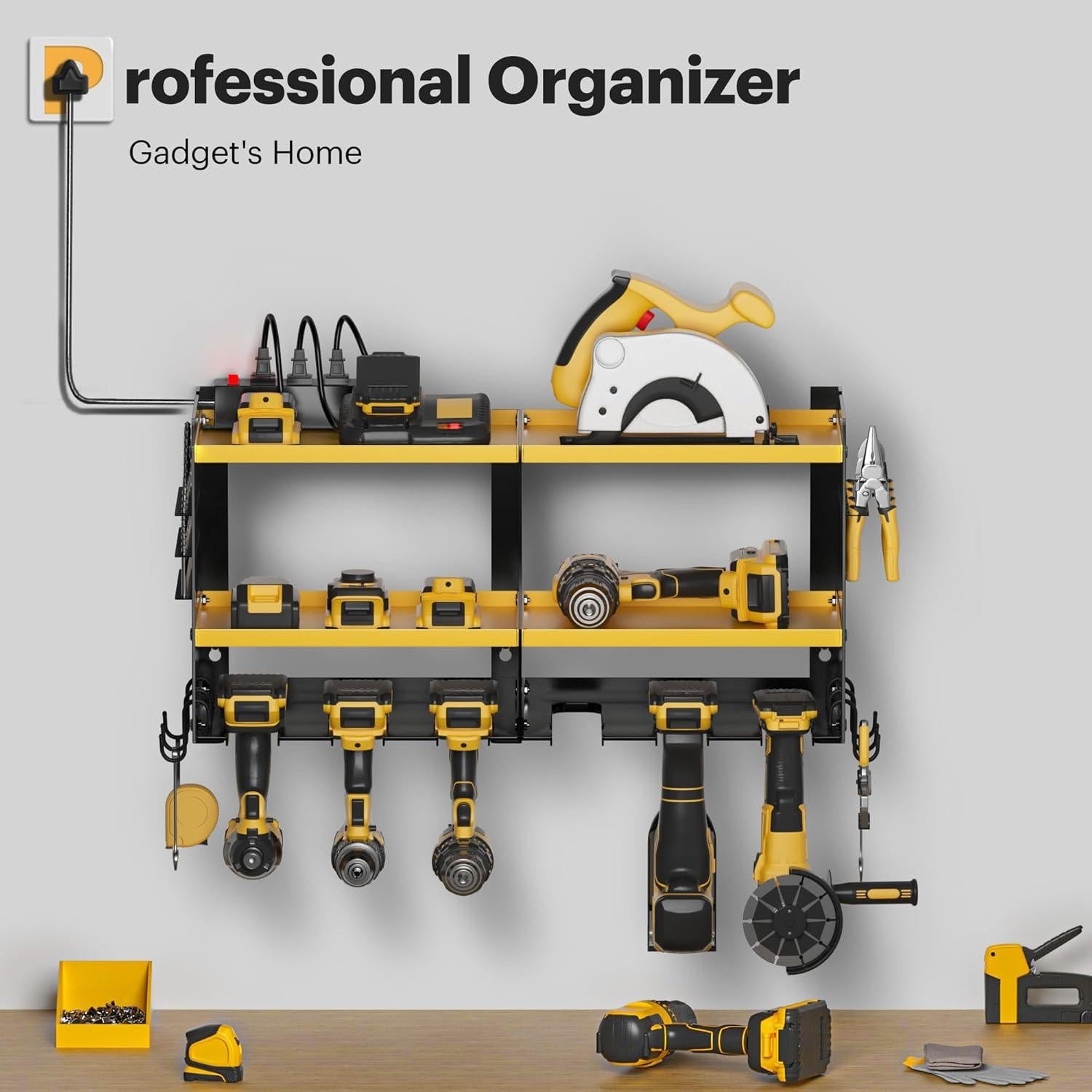 Organizador de Herramientas Spampur con Carga y 6 Soportes