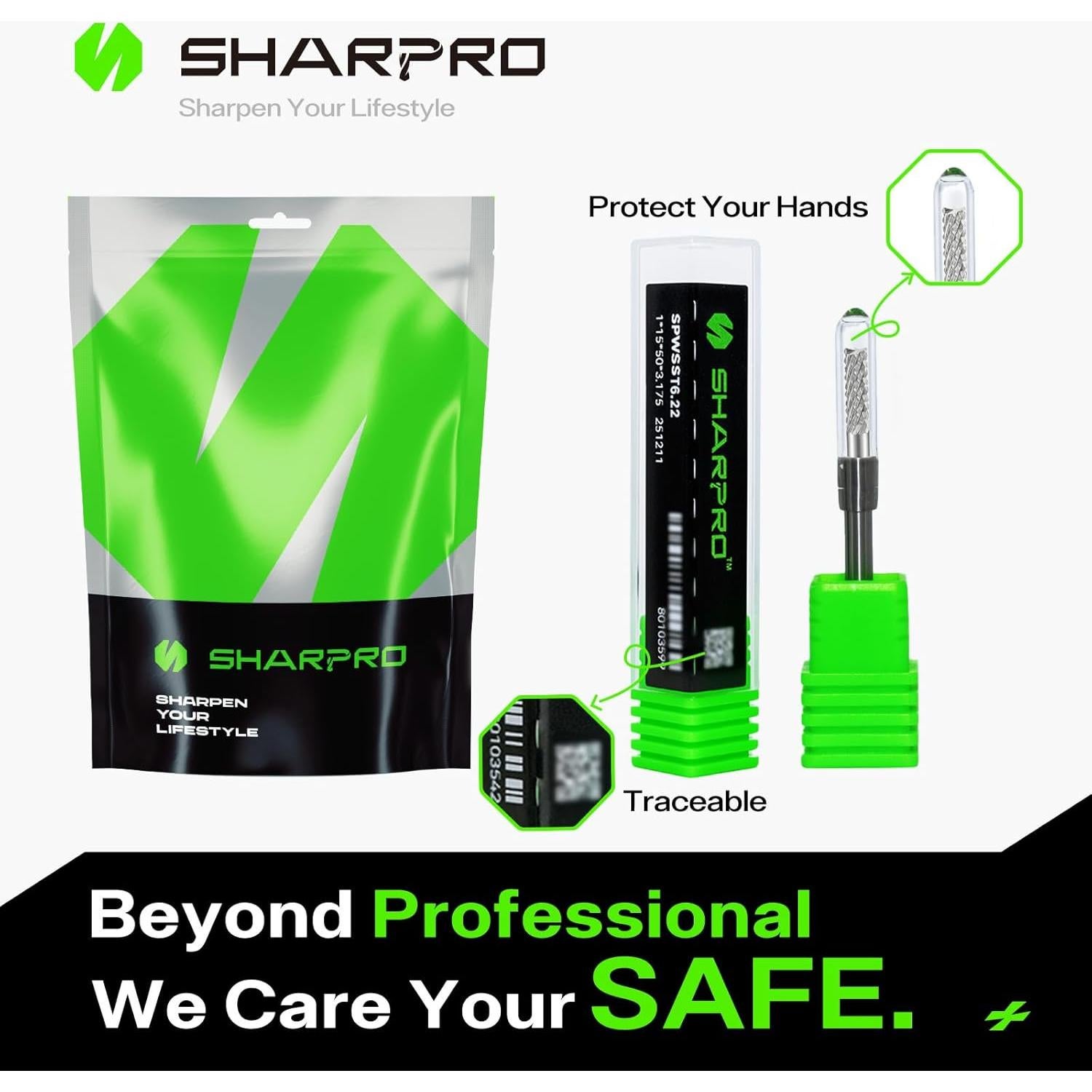 Broca Carburo Tungsteno 1/4" SHARPRO para Madera y Metal