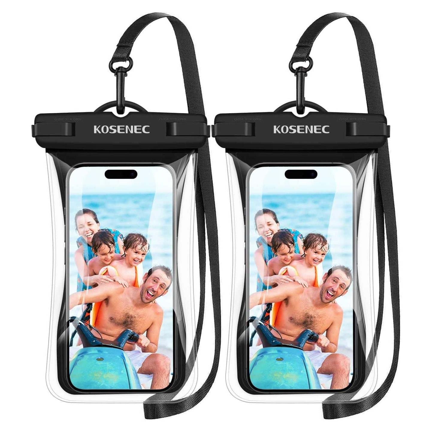 Funda Impermeable KOSENEC Flotante para Teléfono 2 Pzs