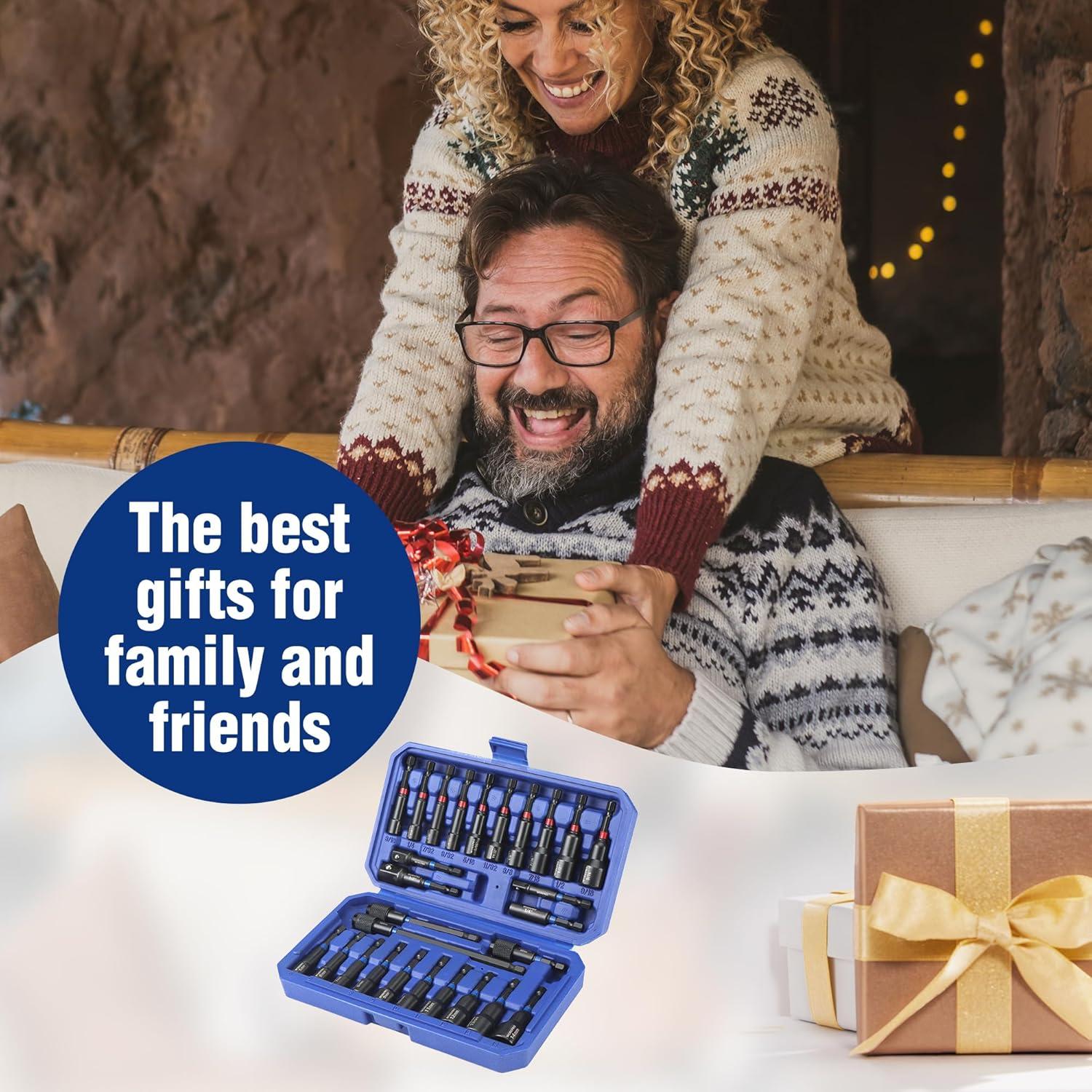 Set 27 Piezas Controladores Tuercas Magnéticos WORKPRO