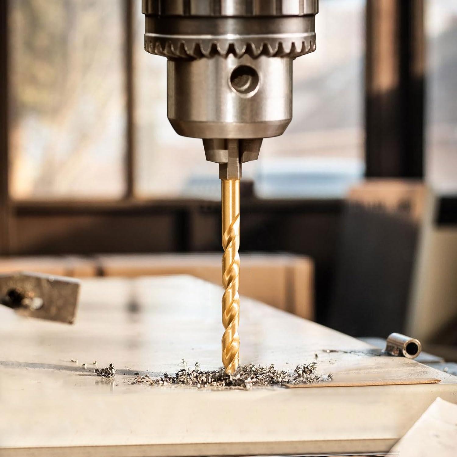 Juego de 15 Brocas Hexagonales JEFE HSS para Metal