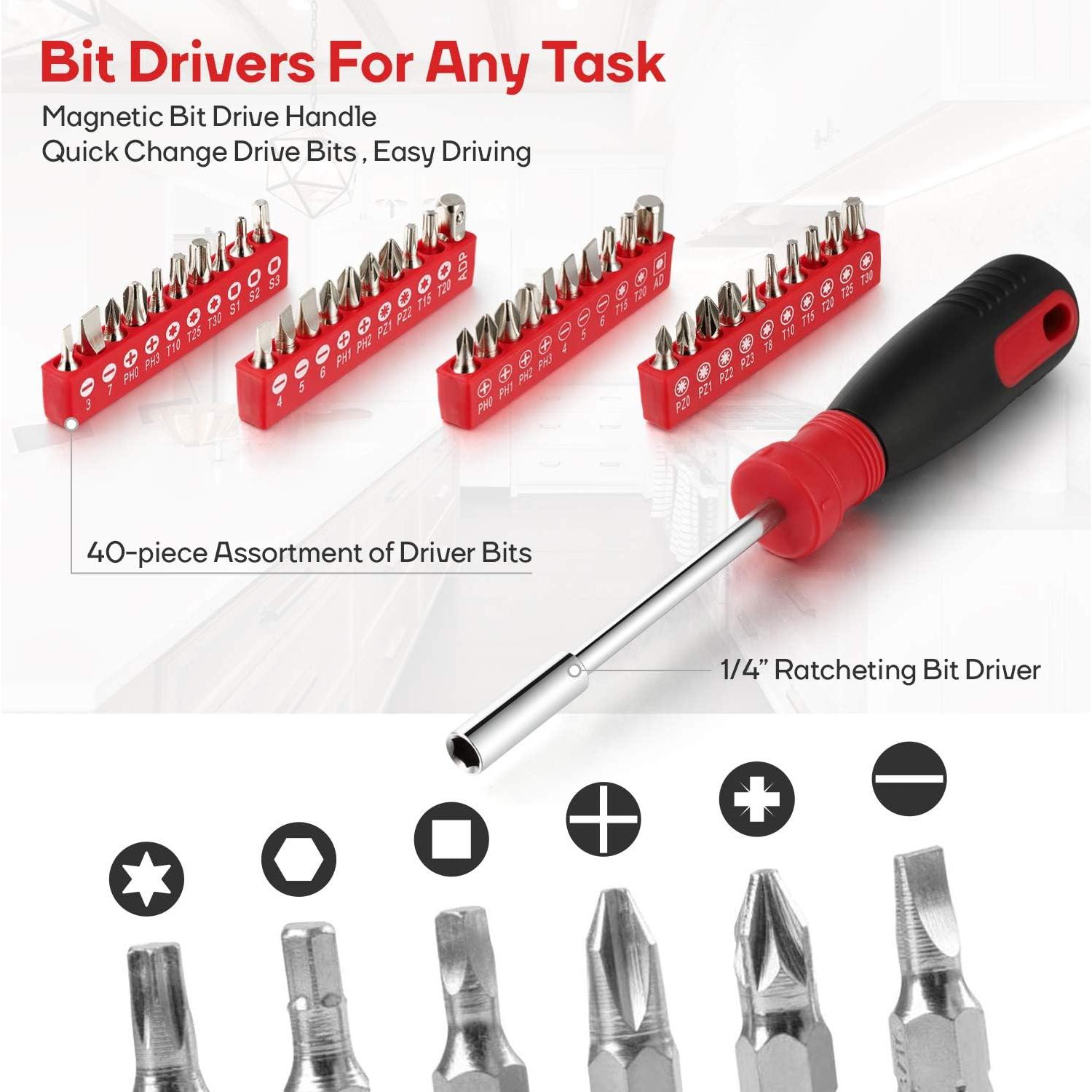 Juego de Herramientas Eastvolt 248 Piezas con Estuche