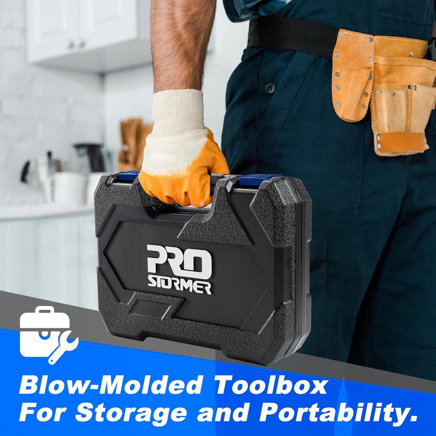 Juego de Destornilladores Prostormer 79 Piezas Magnéticos