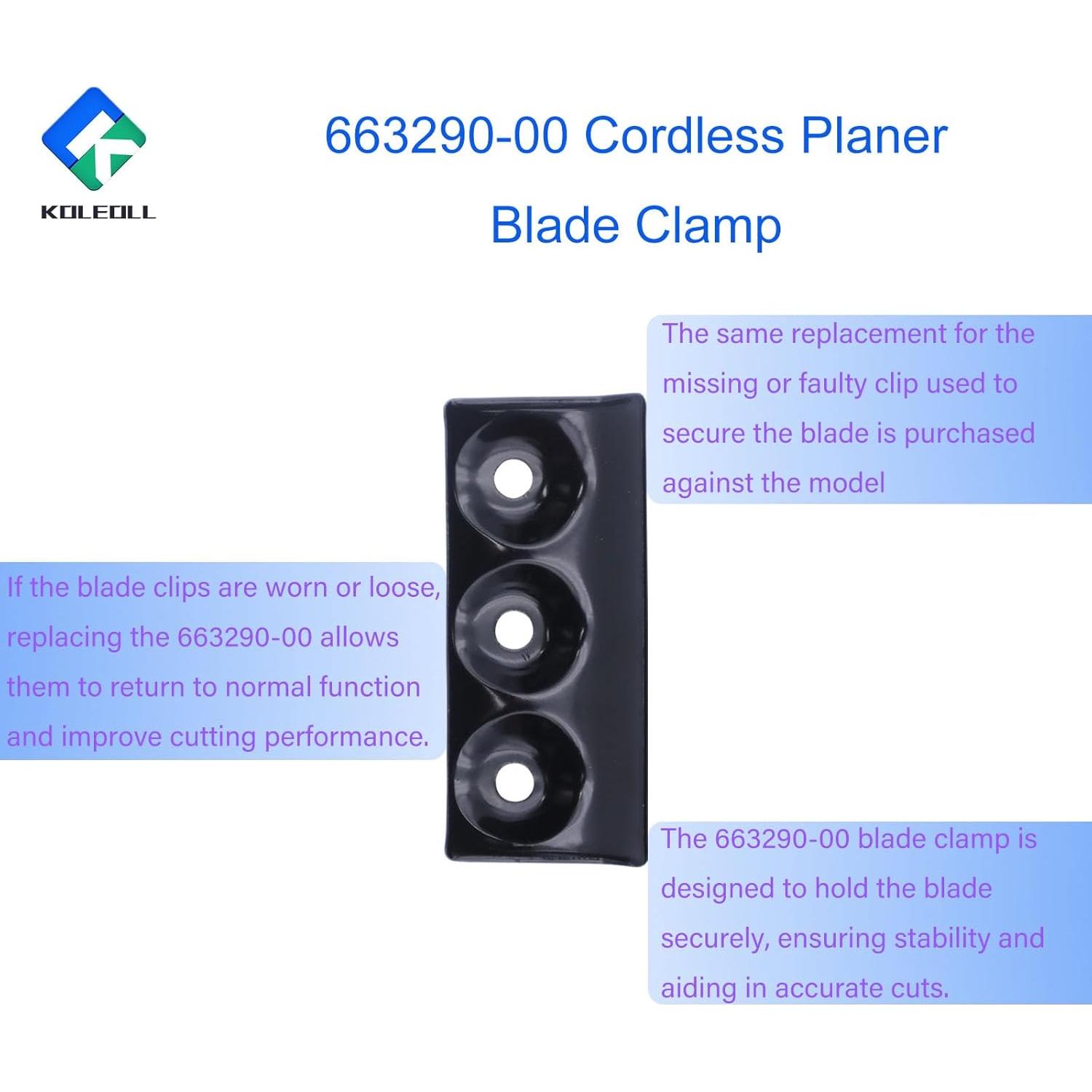 Abrazadera de Cuchilla KOLEOLL 663290-00 para Cepillos