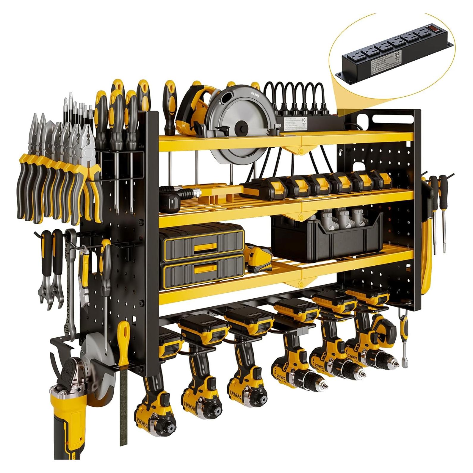 Organizador de Herramientas NattyDot 4 Niveles Amarillo