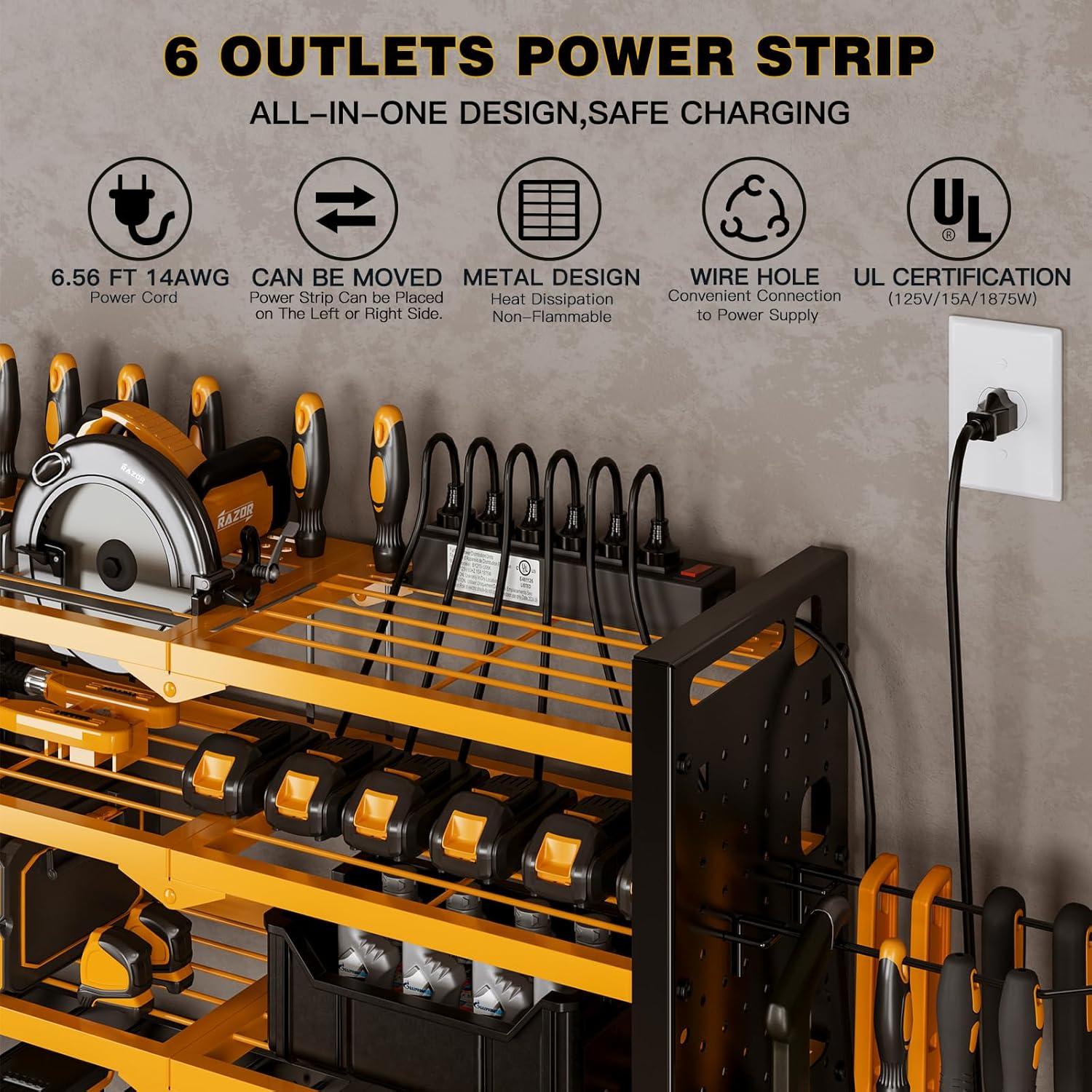 Organizador de Herramientas NattyDot 4 Niveles Amarillo