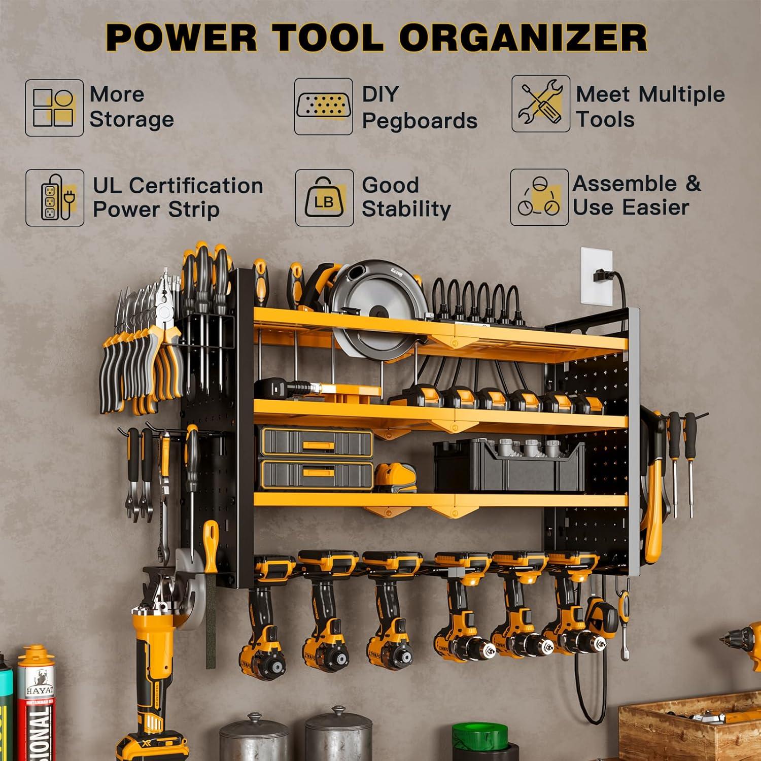 Organizador de Herramientas NattyDot 4 Niveles Amarillo