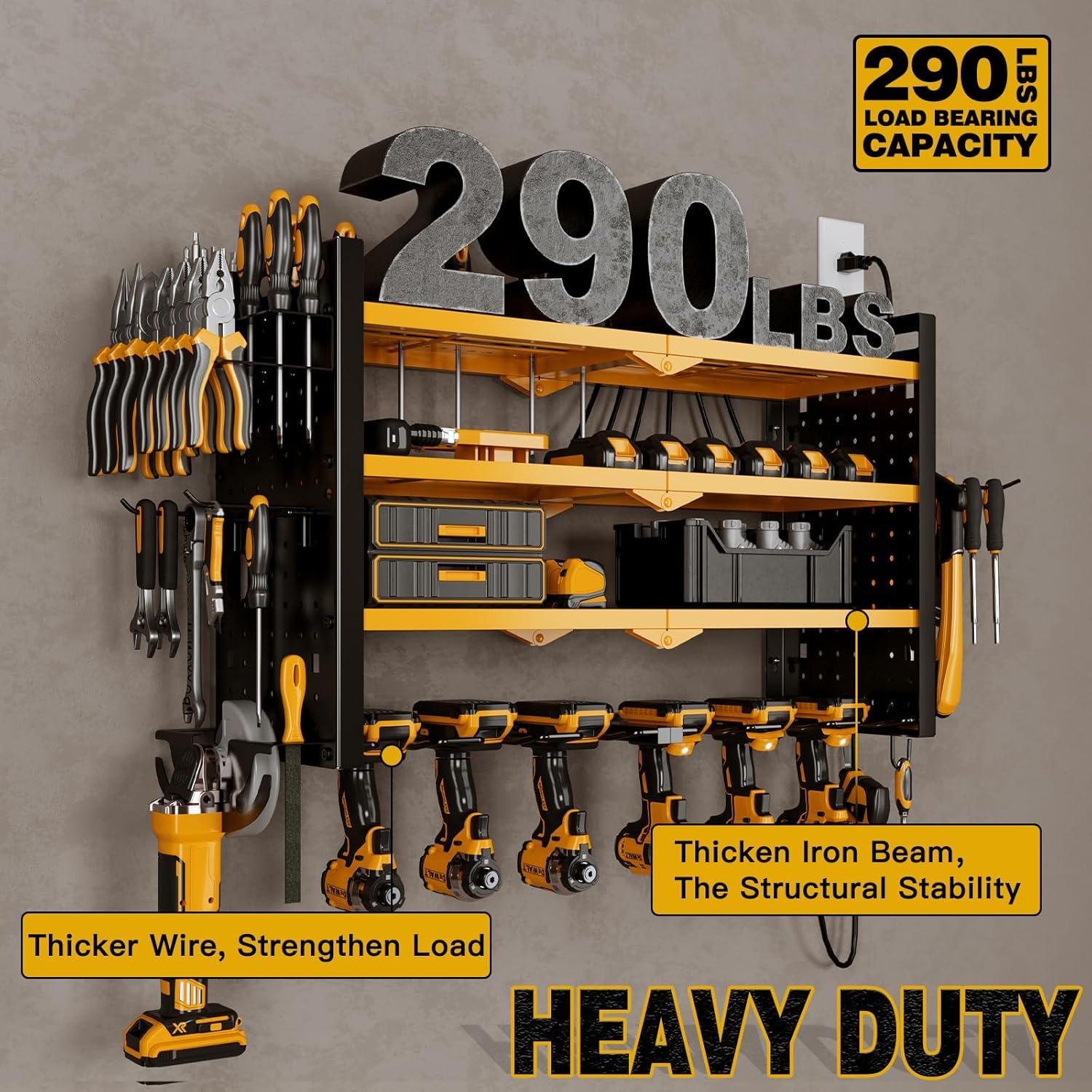 Organizador de Herramientas NattyDot 4 Niveles Amarillo