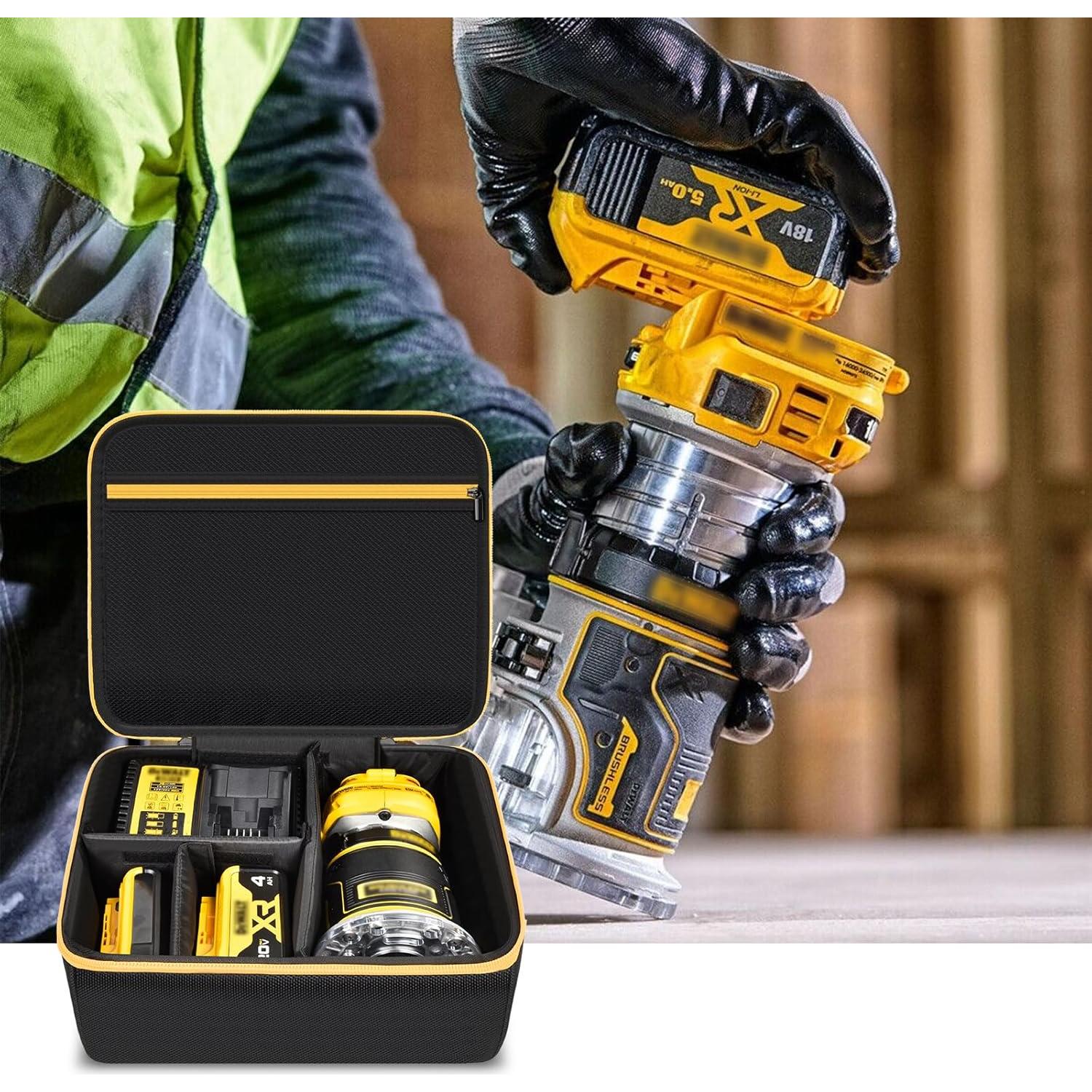 Funda para Router DEWALT 20V Max XR y Makita 18V LXT