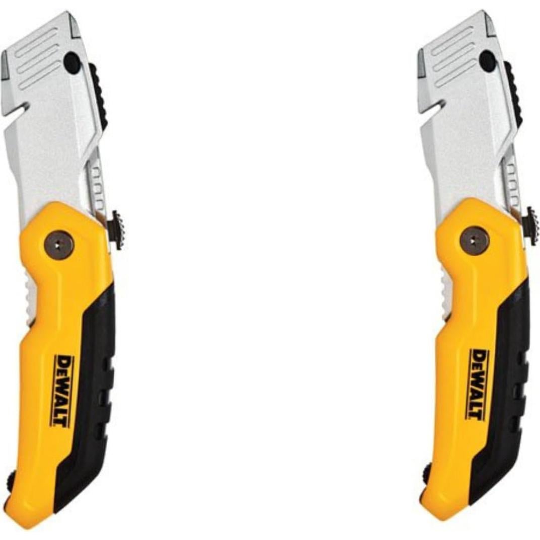 Cuchillo Utility Plegable DeWalt DWHT10035L - 2 Piezas