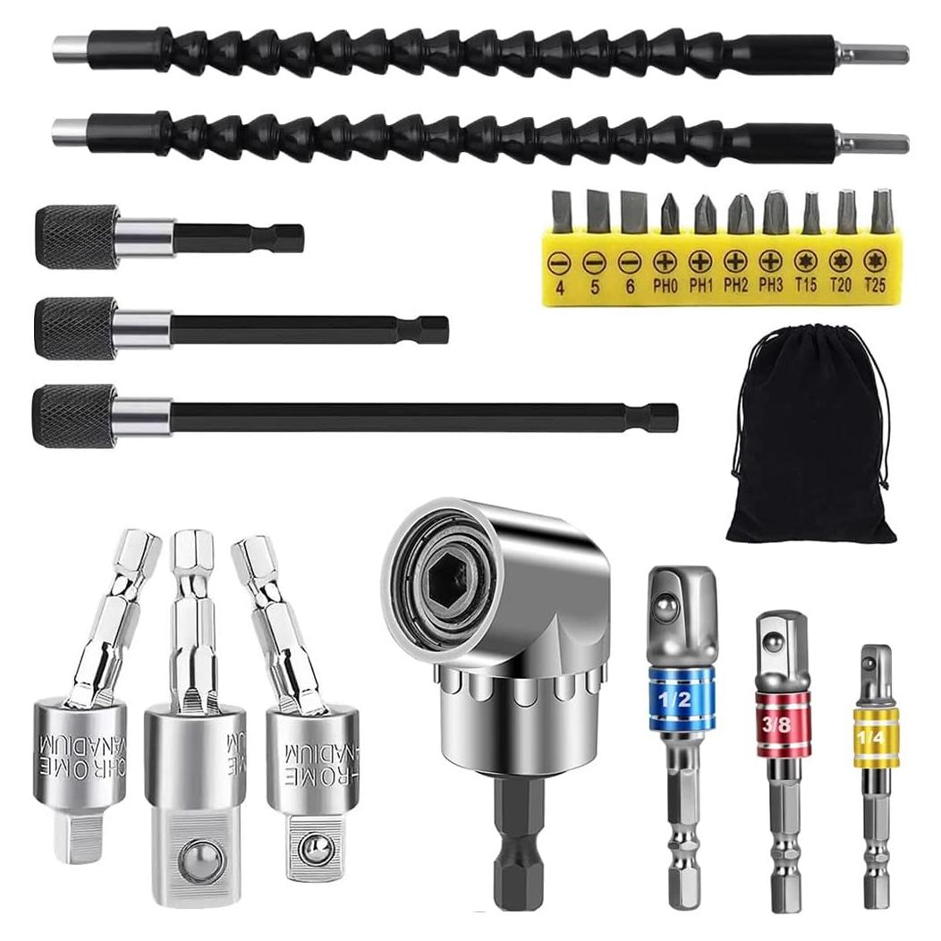 Juego de Extensión de Broca Flexible GALLIA 105° 10 Piezas