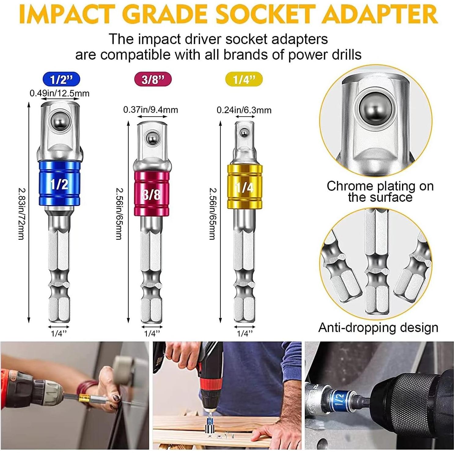 Juego de Extensión de Broca Flexible GALLIA 105° 10 Piezas