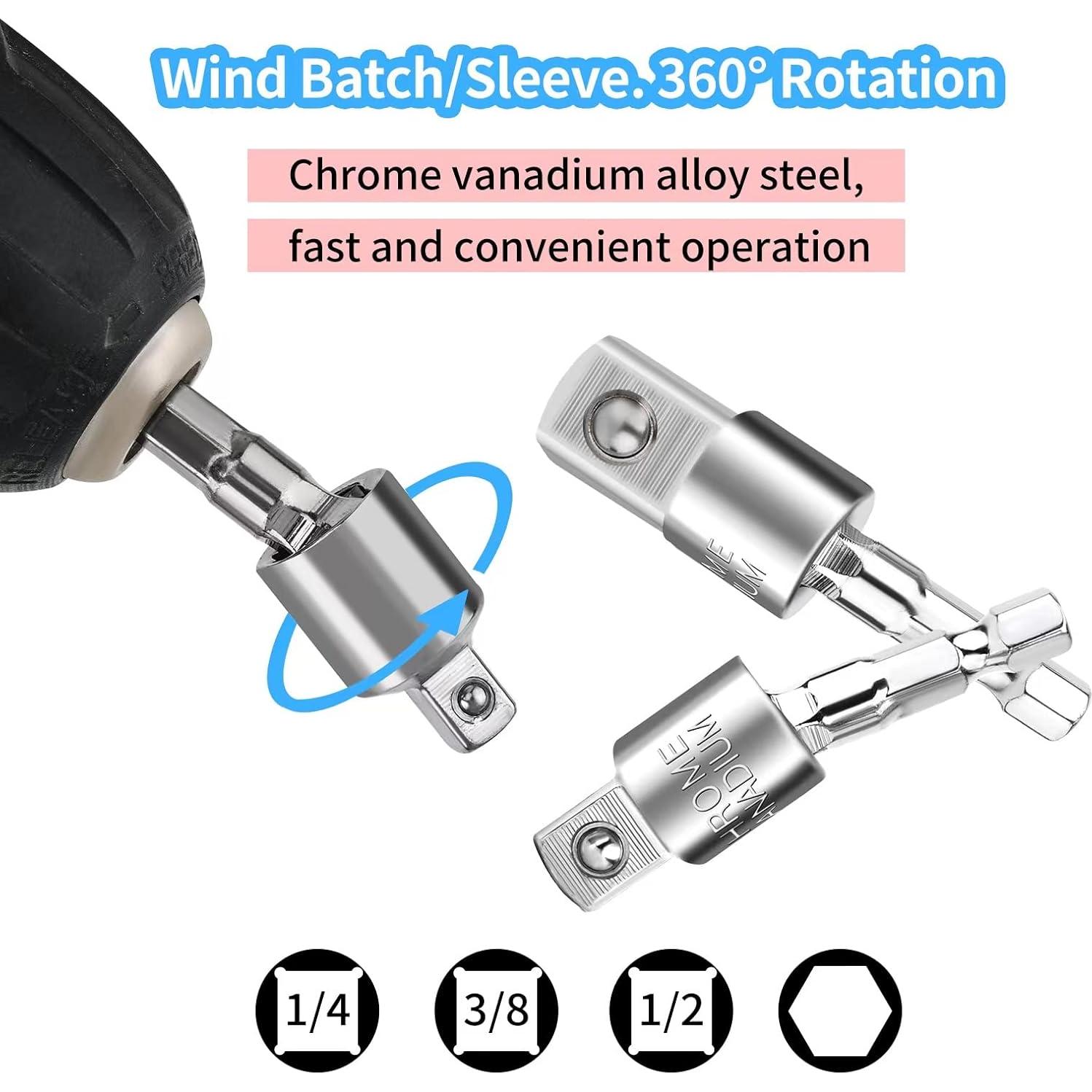 Juego de Extensión de Broca Flexible GALLIA 105° 10 Piezas