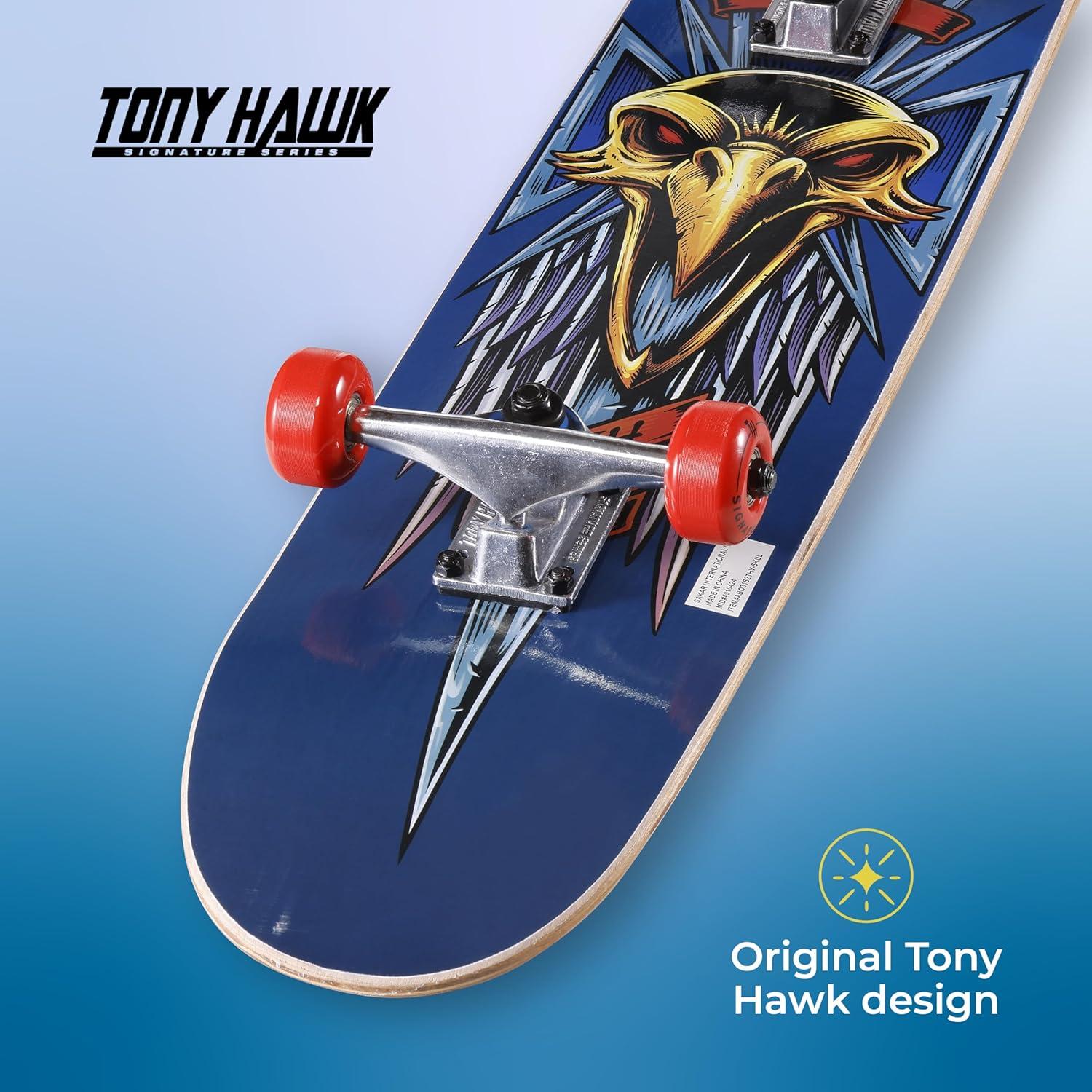 Patineta Voyager 31" (78,74 cm) 9 capas Arce Daga/Cruz/Cráneo