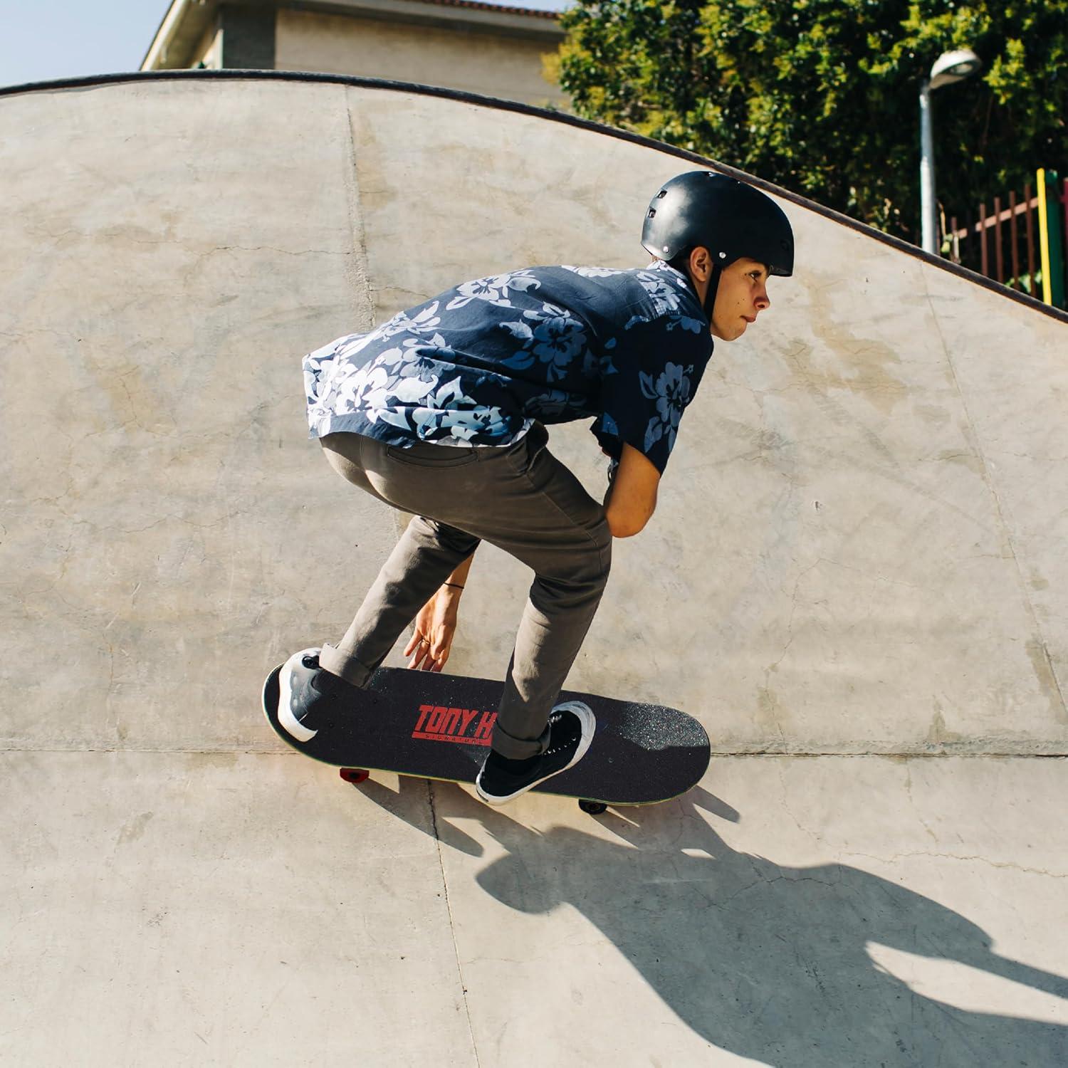 Patineta Voyager 31" (78,74 cm) 9 capas Arce Daga/Cruz/Cráneo