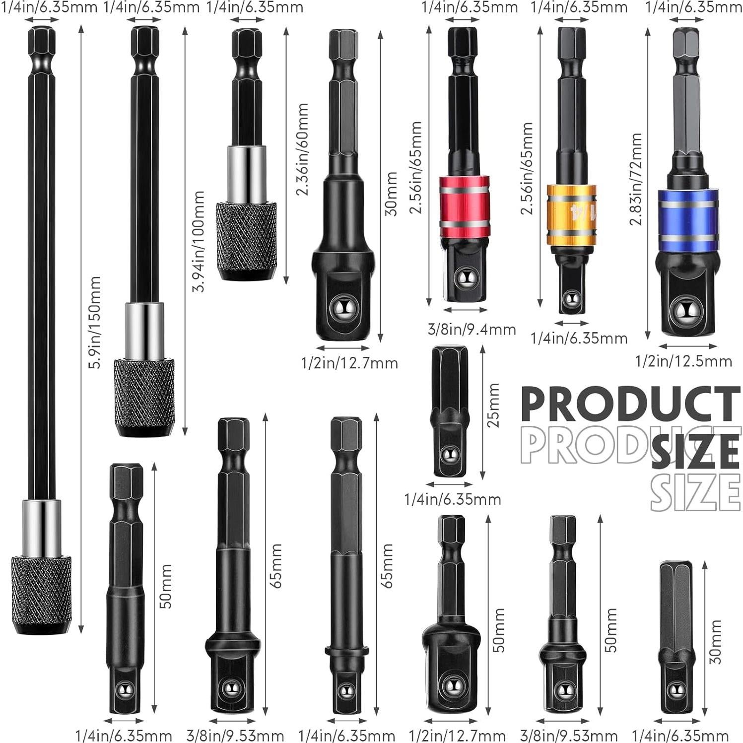 Juego de Extensión de Broca Flexible 32 Piezas Reginary